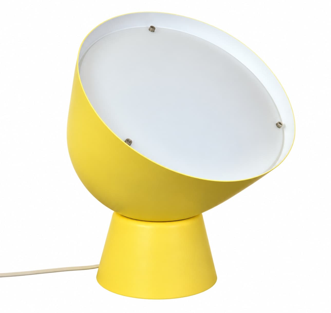 Lampa stołowa PS 2017, metal żółty, proj. O. Wihlborg, Ikea, XXI w. - 388971