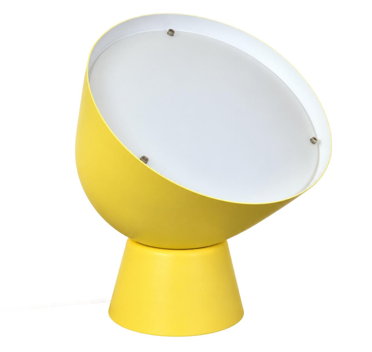 Lampa stołowa PS 2017, metal żółty, proj. O. Wihlborg, Ikea, XXI w.