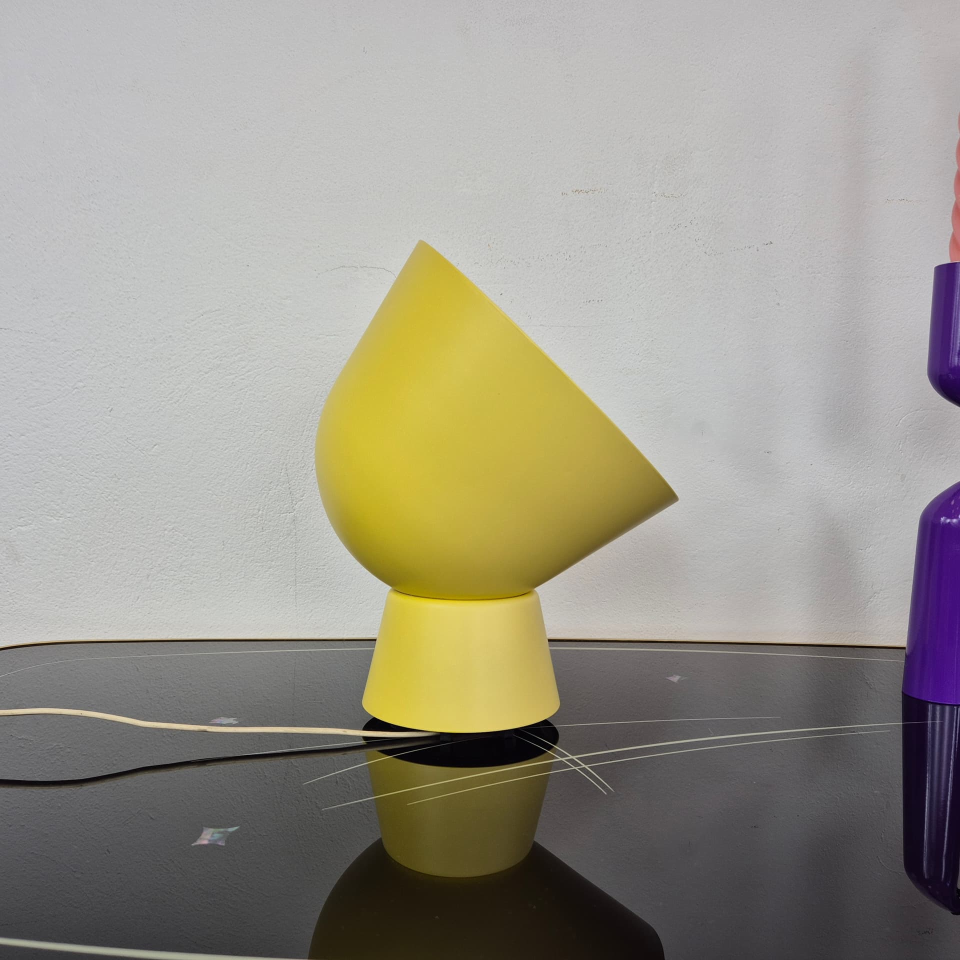 Lampa stołowa PS 2017, metal żółty, proj. O. Wihlborg, Ikea, XXI w. - 388969