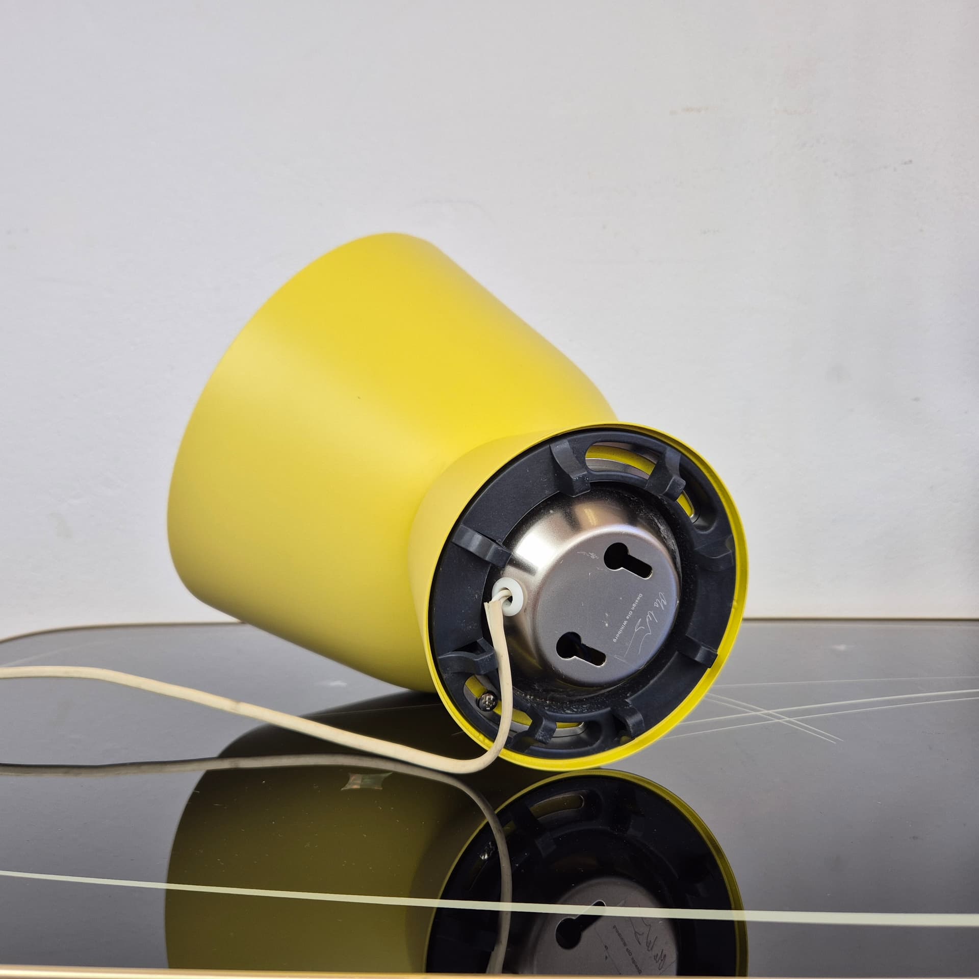 Lampa stołowa PS 2017, metal żółty, proj. O. Wihlborg, Ikea, XXI w. - 388968