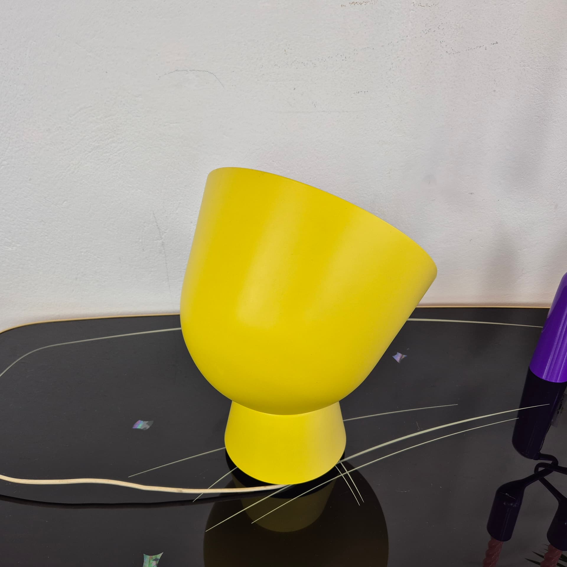 Lampa stołowa PS 2017, metal żółty, proj. O. Wihlborg, Ikea, XXI w. - 388970