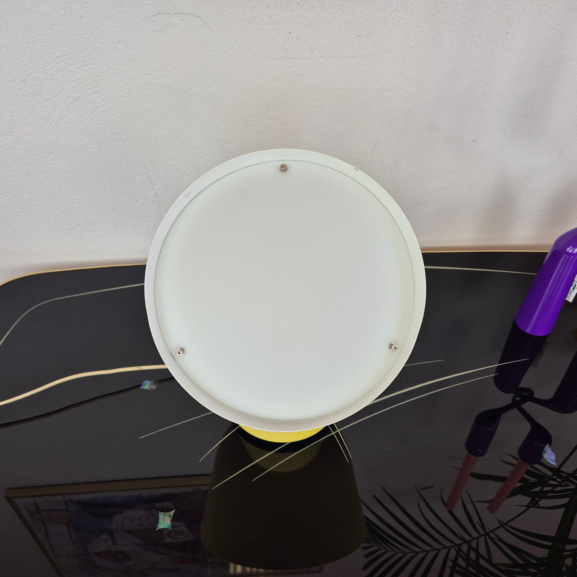 Lampa stołowa PS 2017, metal żółty, proj. O. Wihlborg, Ikea, XXI w. - 388966