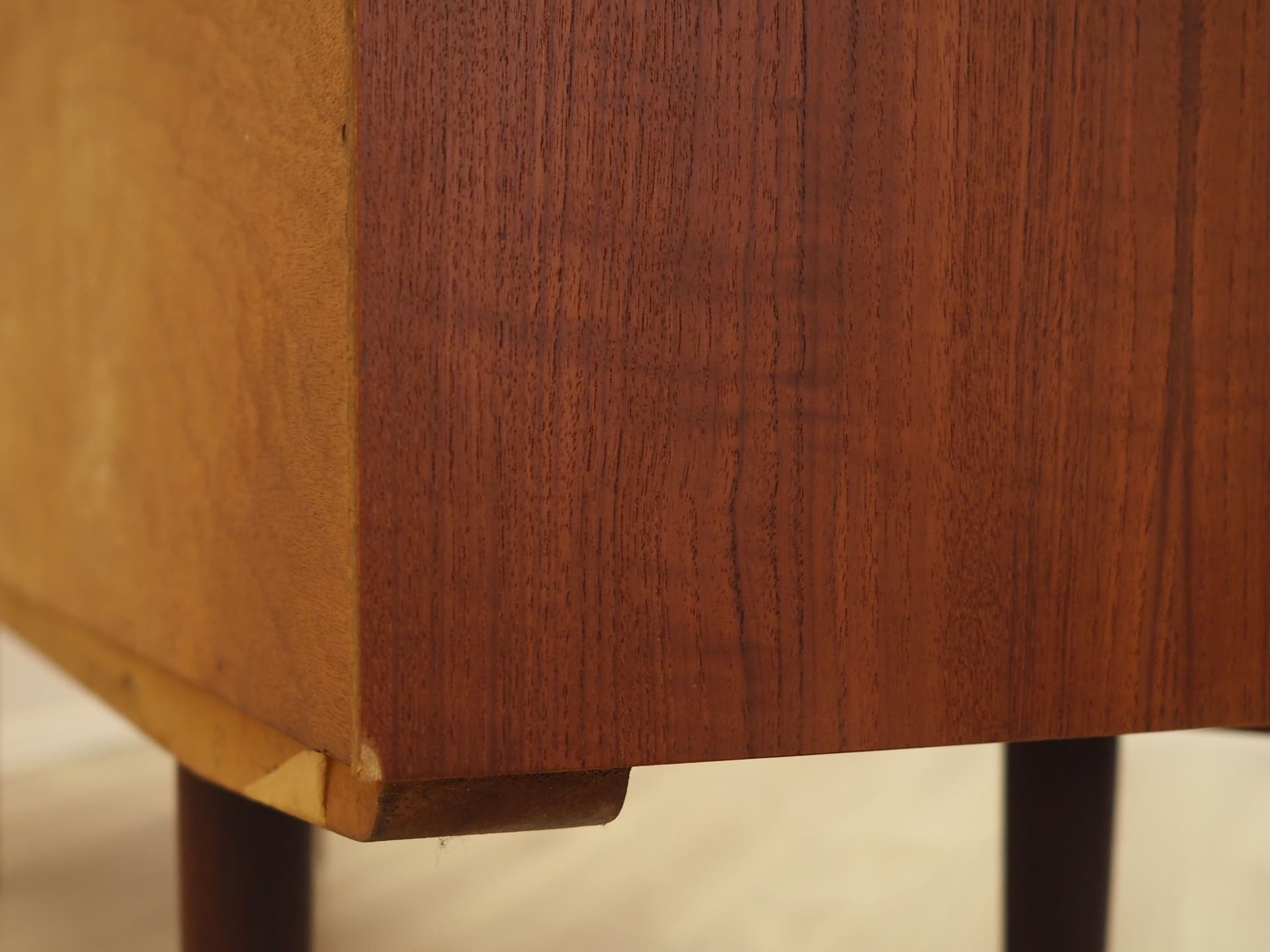 Highboard, brown teak, Denmark, 1960s. - 388993