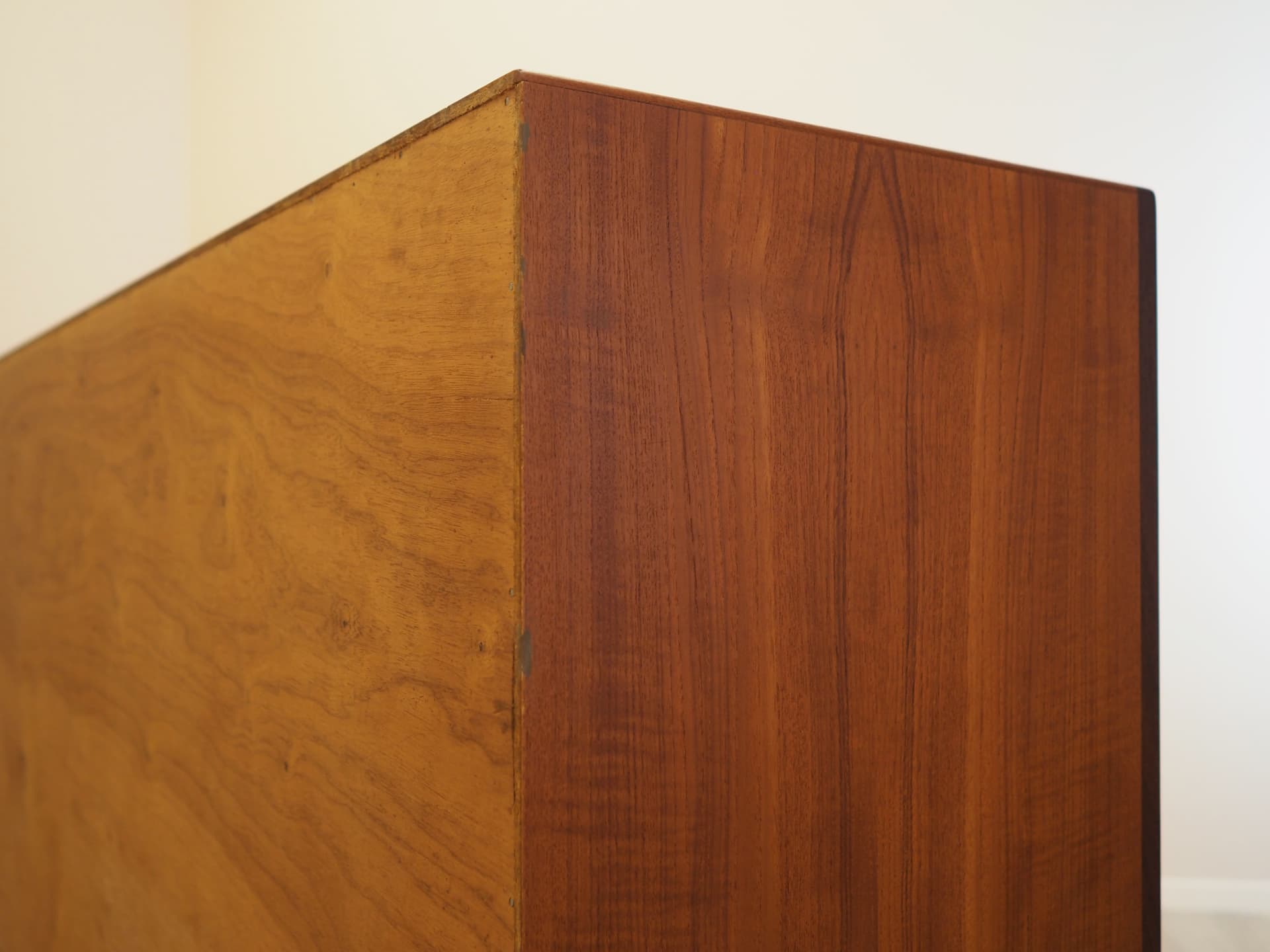 Highboard, brown teak, Denmark, 1960s. - 388999