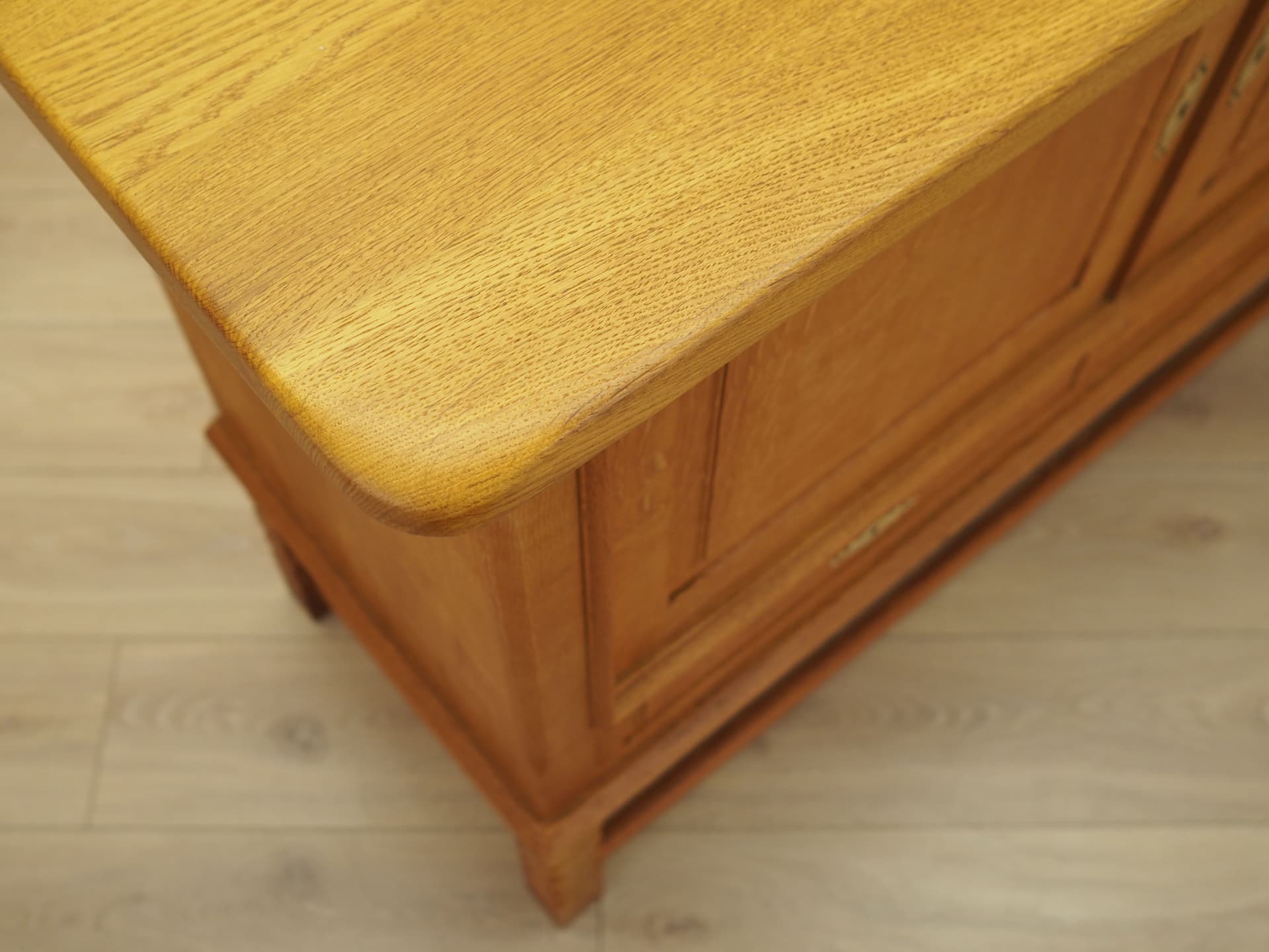 Sideboard, brown oak, by H. Kjærnulf, Denmark, 1960s. - 389008