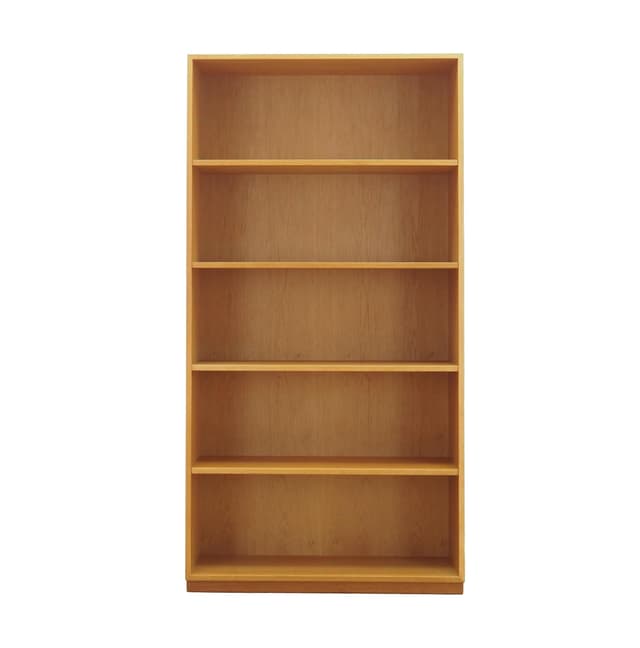 Bookshelf, light ash, Denmark, 1970s. - DIMENSION
