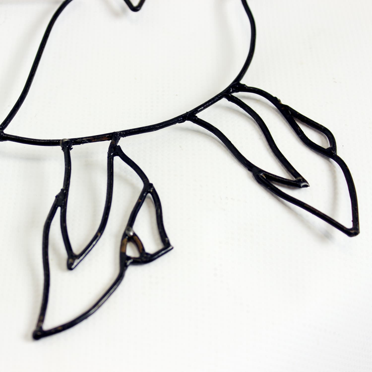 Set of two wall decorations Donald & Daisy Duck, black metal, Disney, Austria, 1960s - 389409