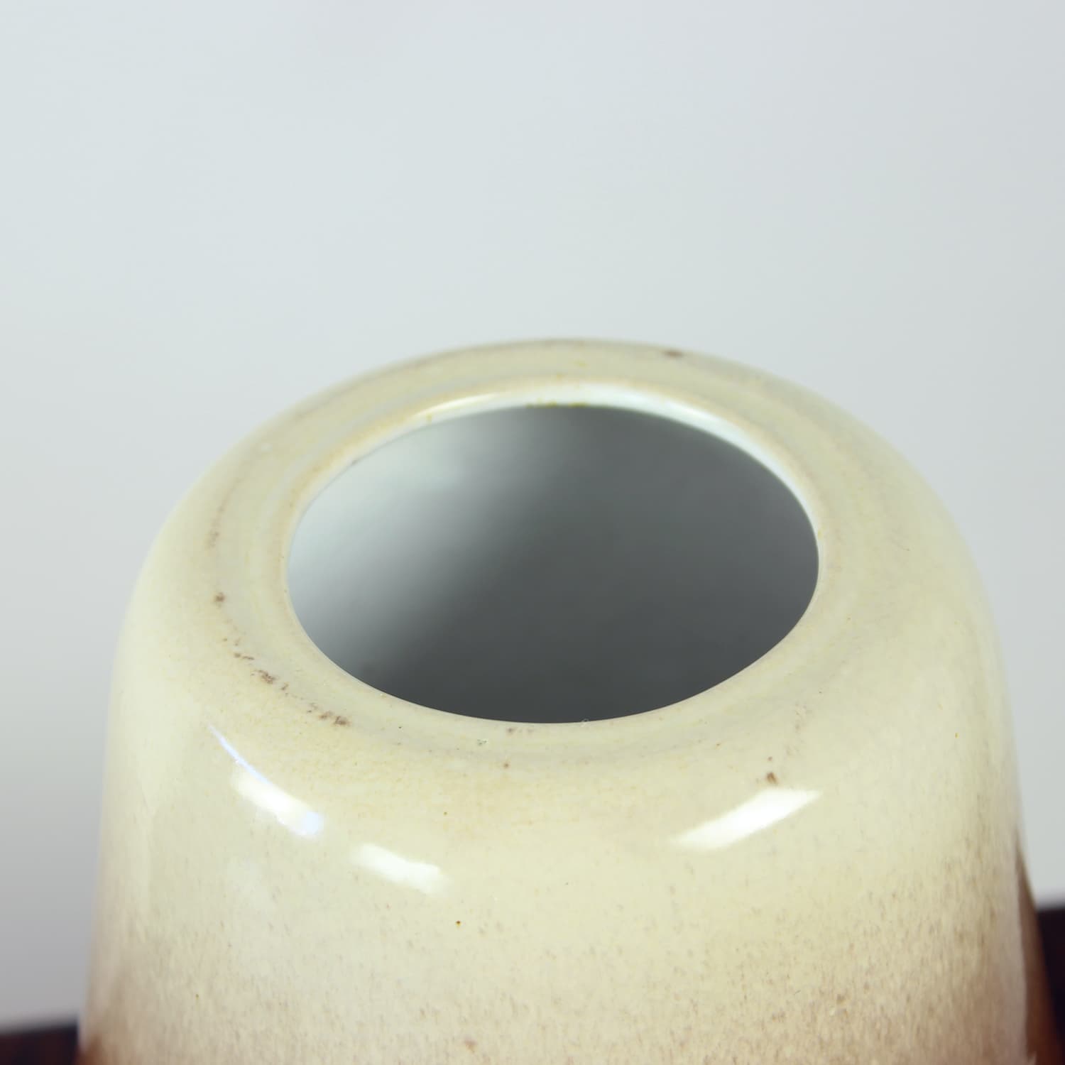 Wazon, brązowy, porcelana, lata 60. - 389442