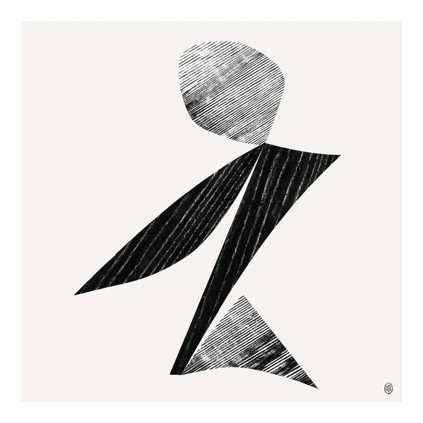 Poster Cut Shapes 01 50x50, by Mentsen, Paper Collective