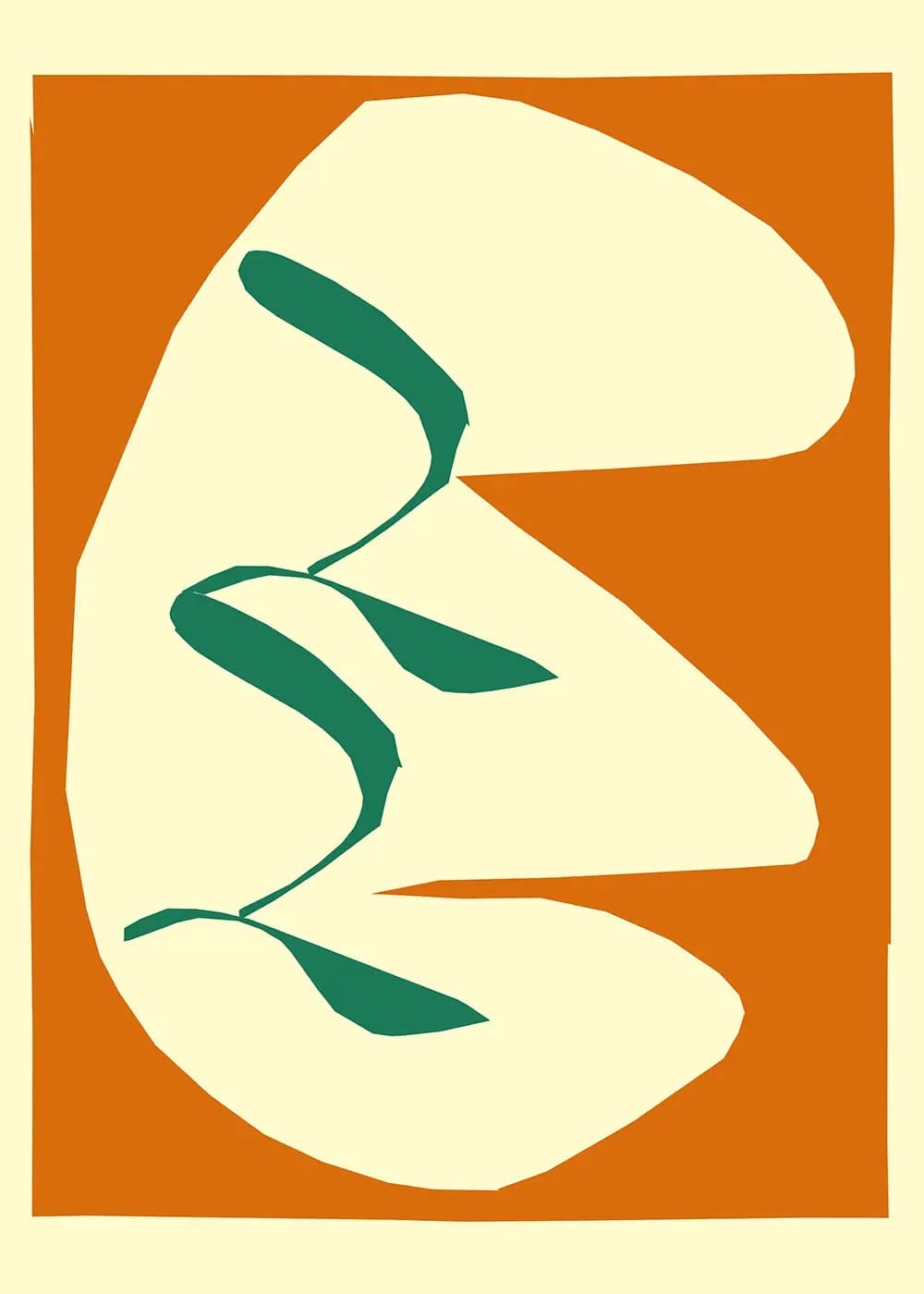Poster Mango Blossom 30x40, by A. Kekki, Paper Collective