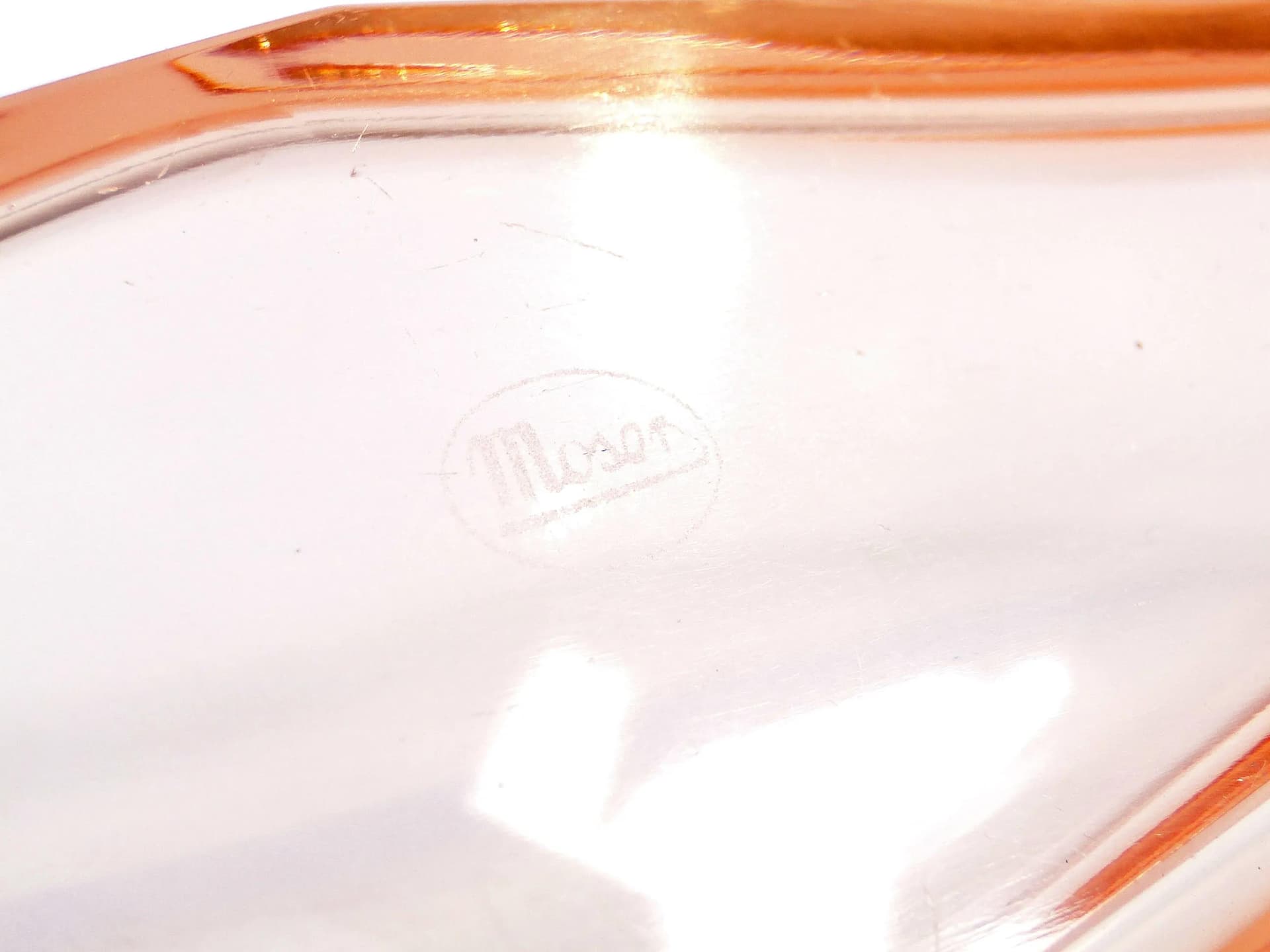 Jewelry Tray Art Deco, clear crystal, Moser, Czechoslovakia, 1930s. - 389724