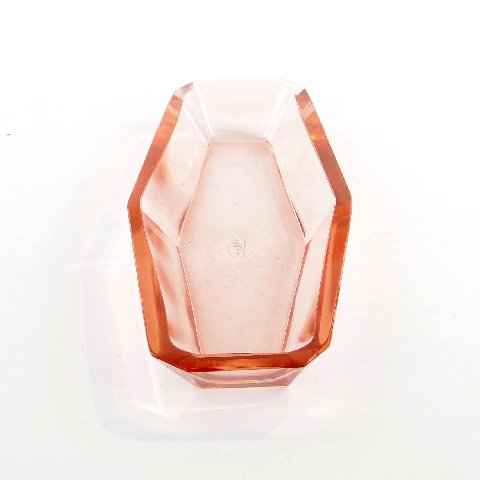 Jewelry Tray Art Deco, clear crystal, Moser, Czechoslovakia, 1930s. - 389720