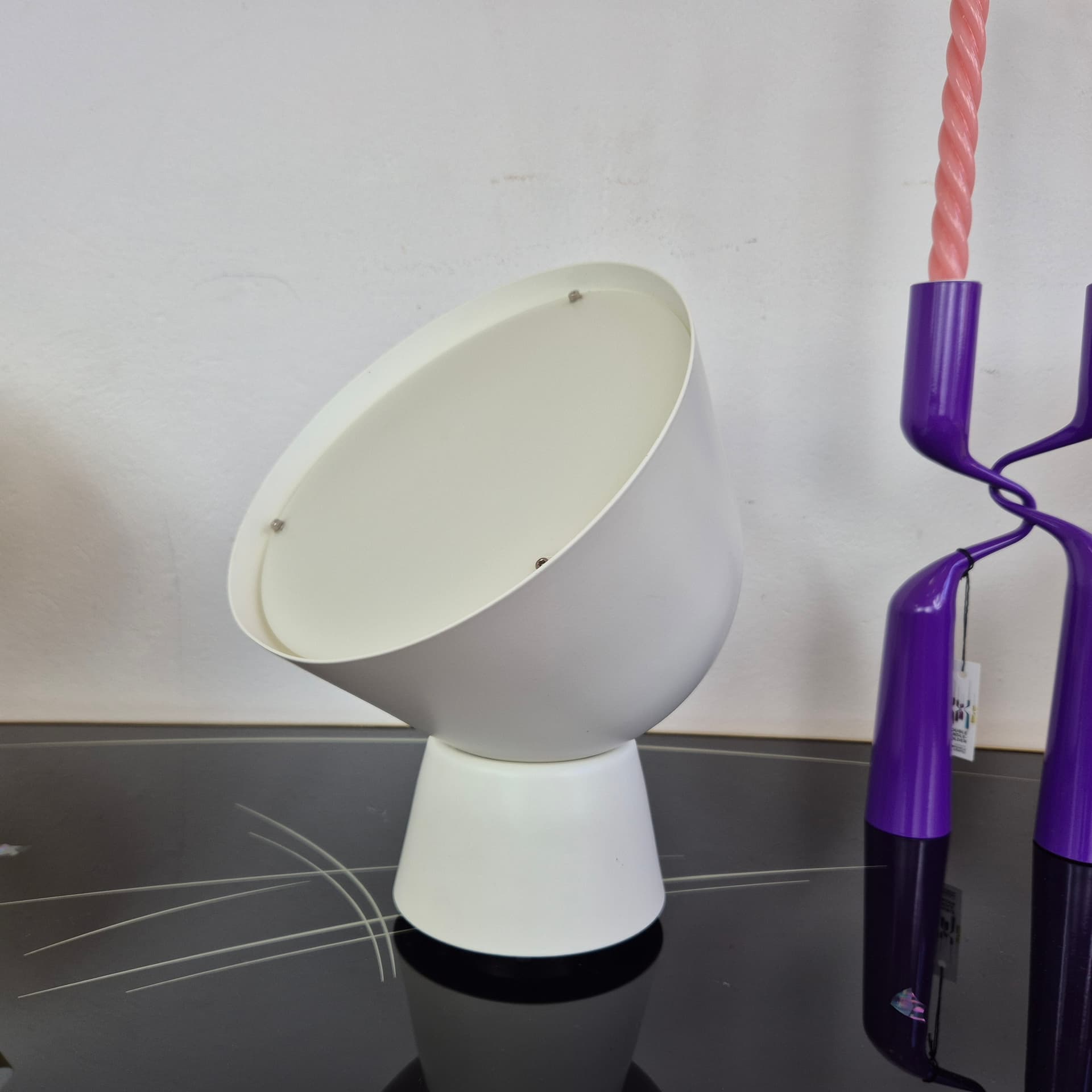 Lampa stołowa PS 2017, metal biały, proj. O. Wihlborg, Ikea, XXI w. - 389828
