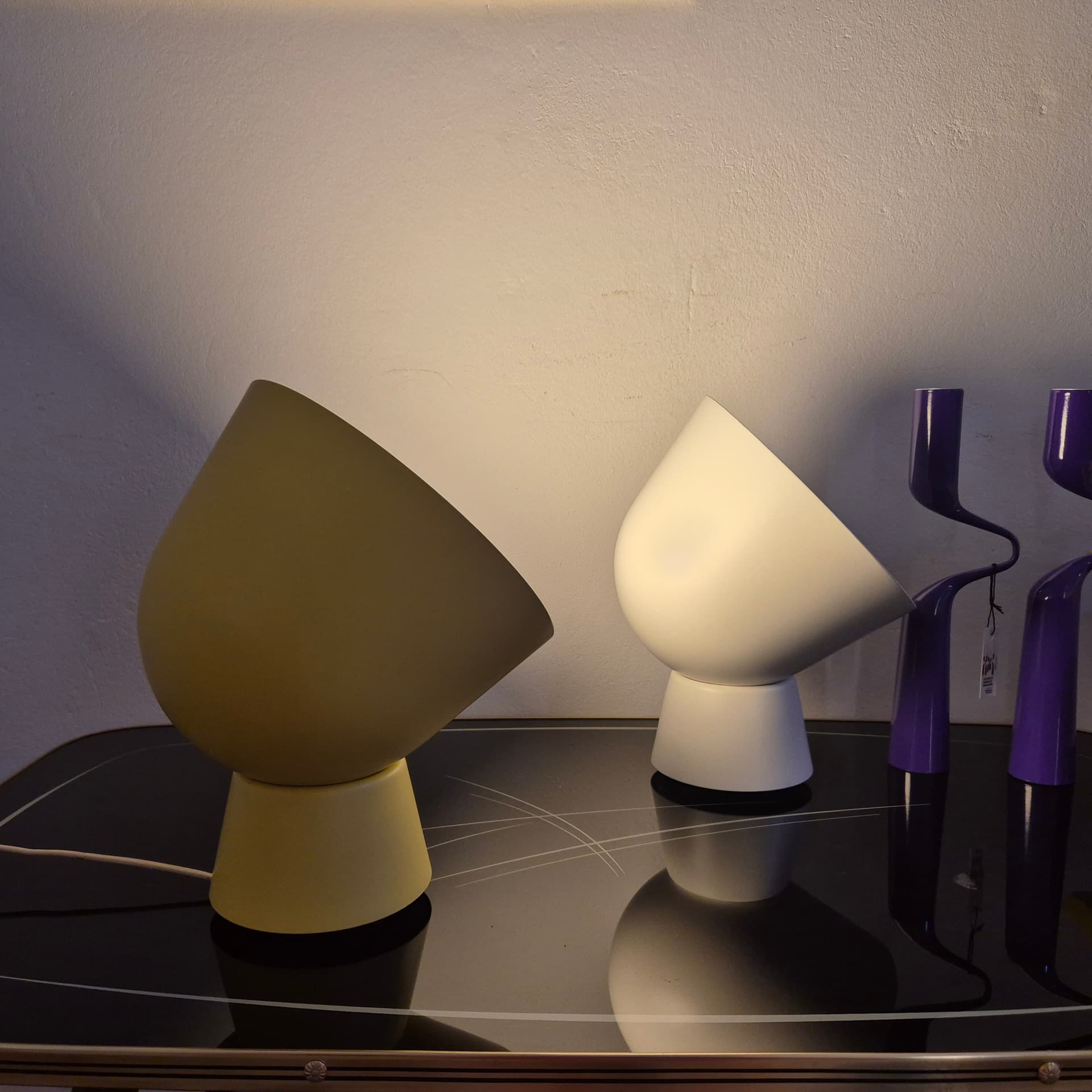 Lampa stołowa PS 2017, metal biały, proj. O. Wihlborg, Ikea, XXI w. - 389830