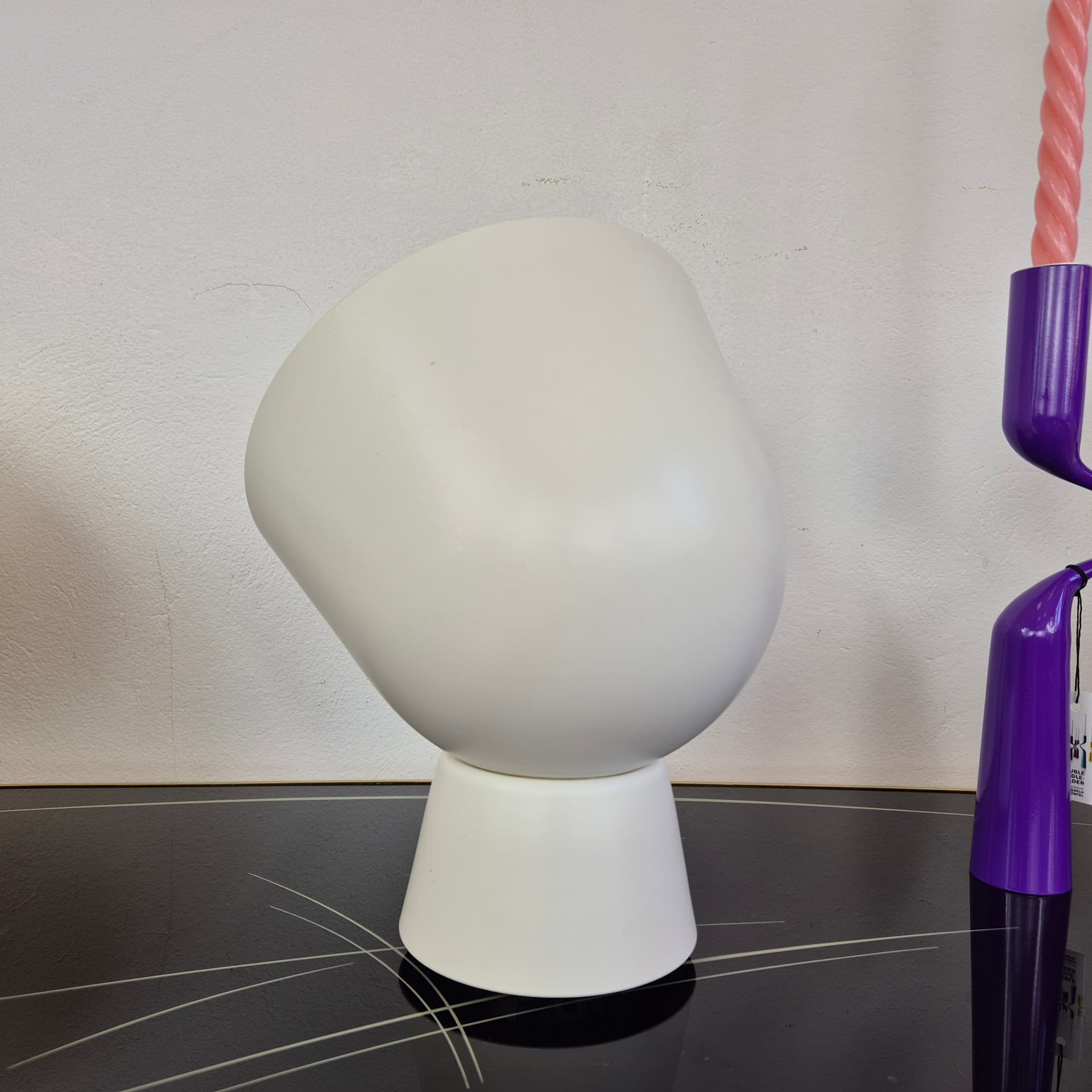 Lampa stołowa PS 2017, metal biały, proj. O. Wihlborg, Ikea, XXI w. - 389829