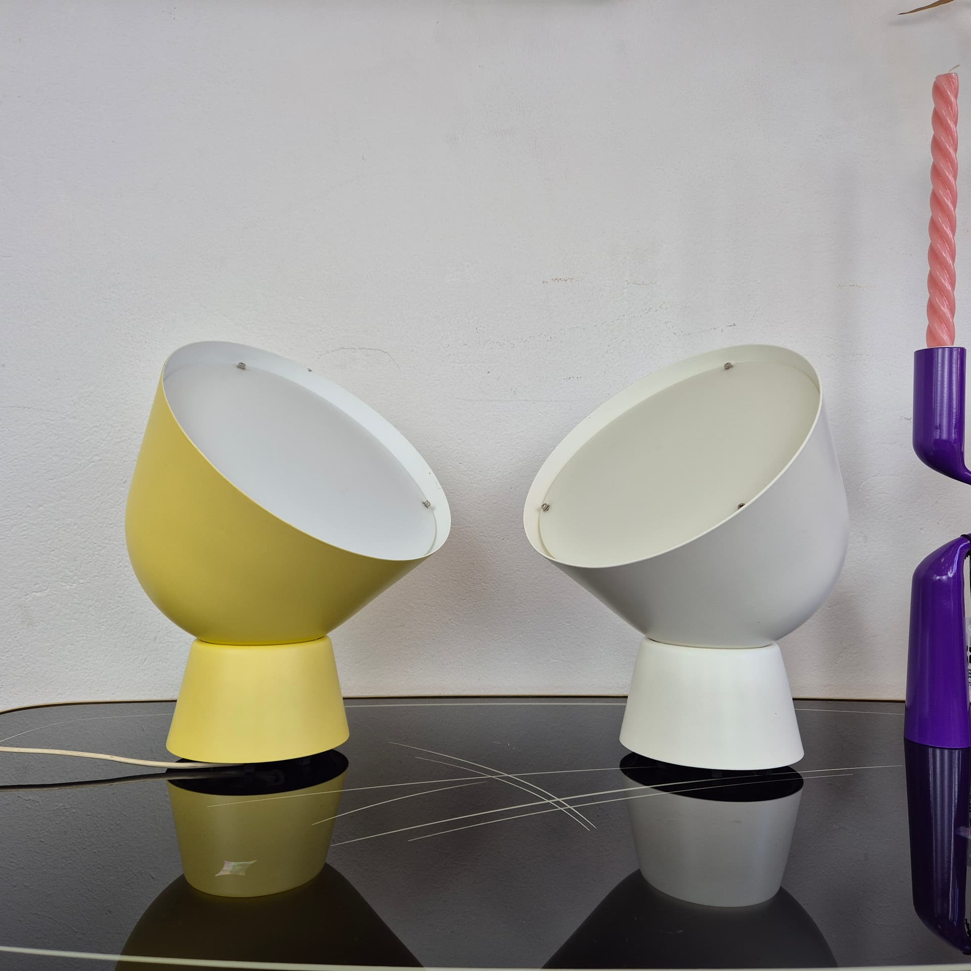 Lampa stołowa PS 2017, metal biały, proj. O. Wihlborg, Ikea, XXI w. - 389827
