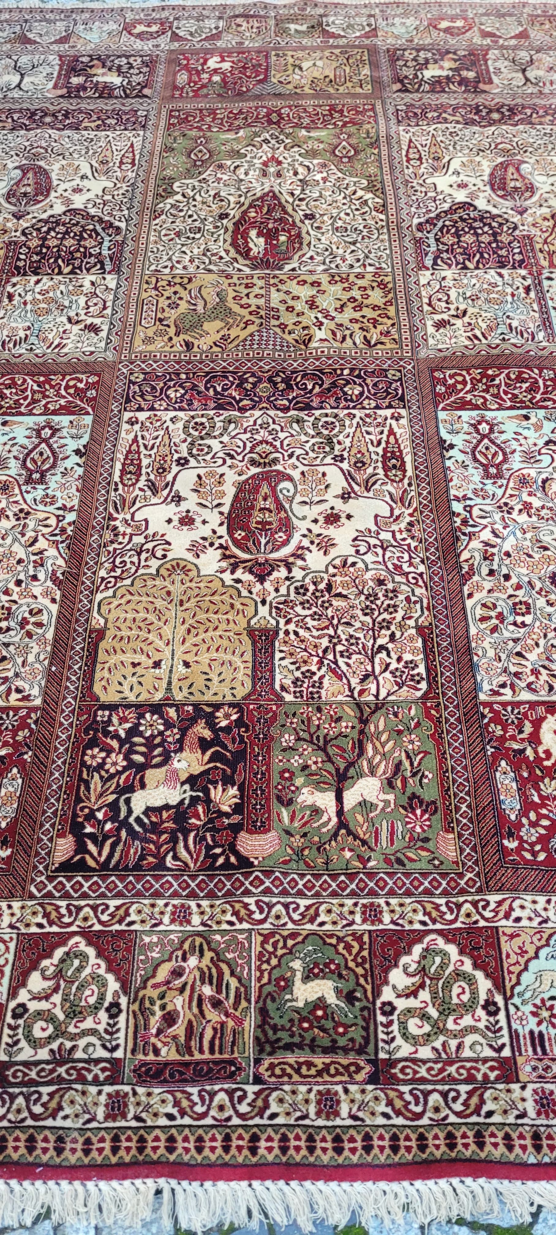 Persian rug, 245x350 cm, red multicolor, wool - 389977