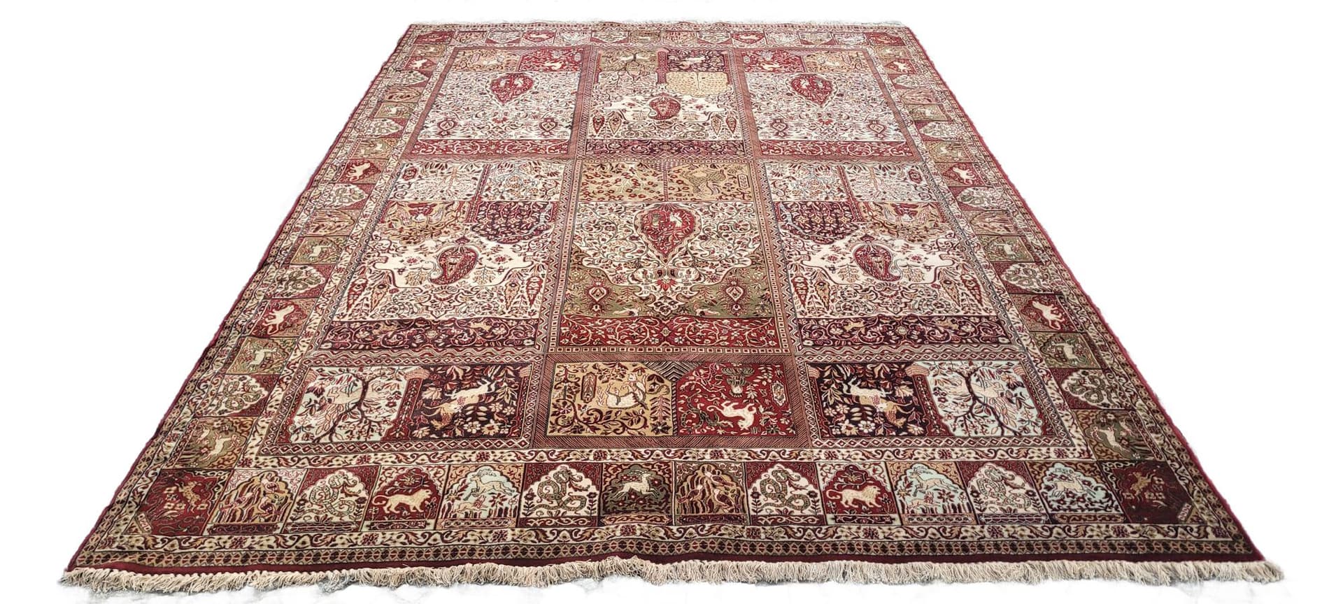 Persian rug, 245x350 cm, red multicolor, wool