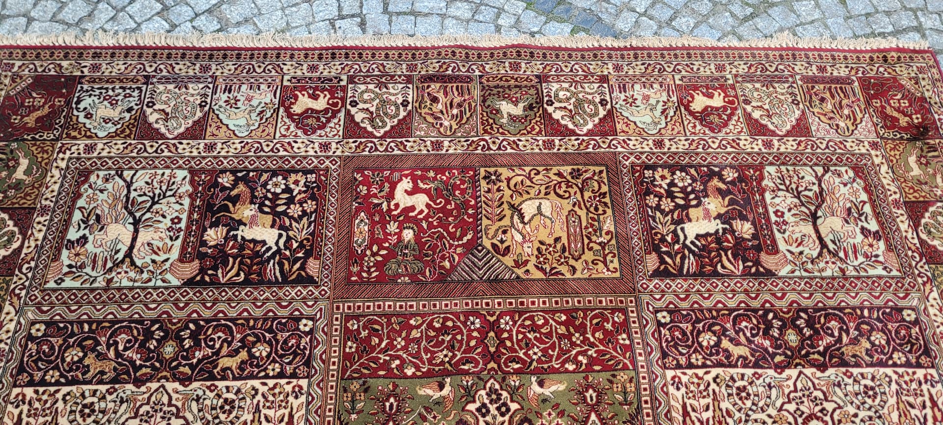 Persian rug, 245x350 cm, red multicolor, wool - 389982