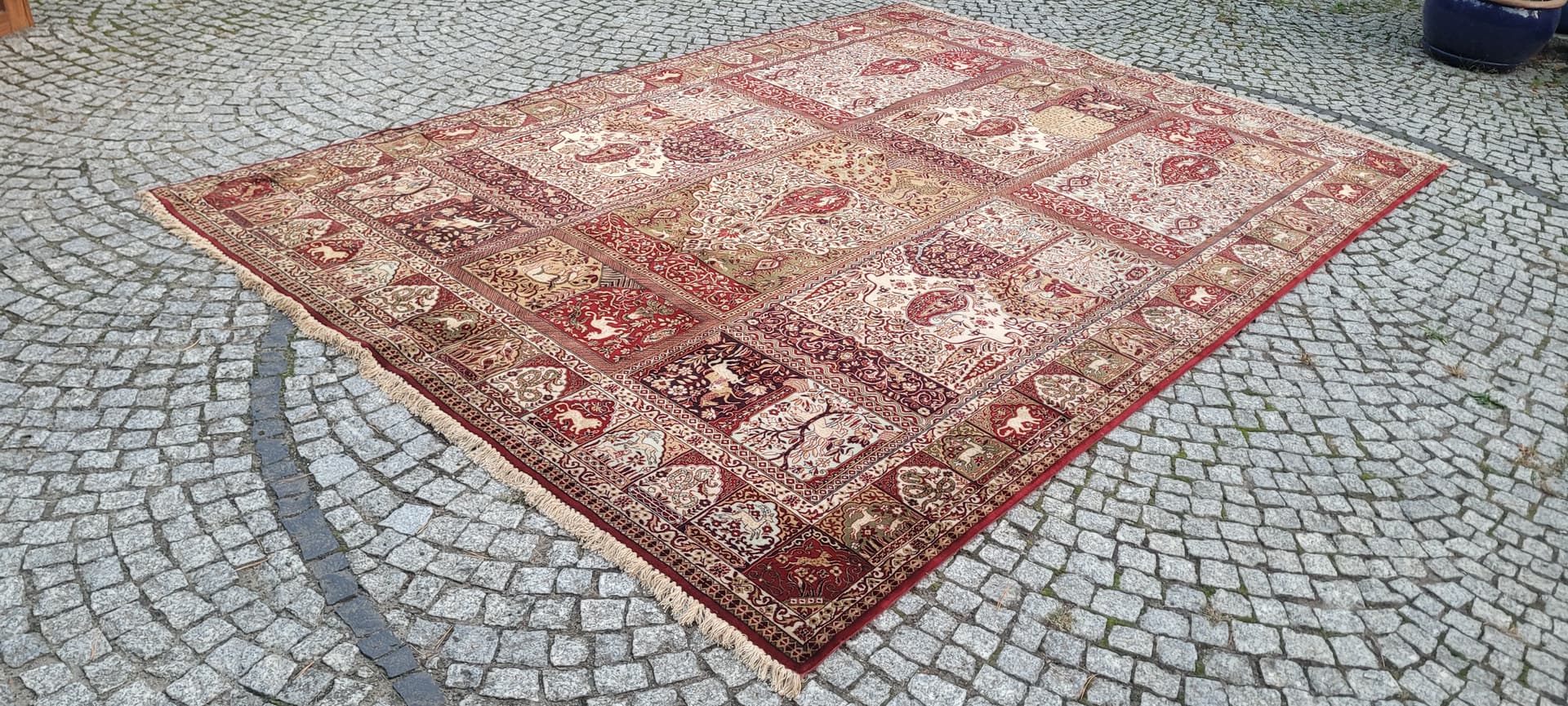 Persian rug, 245x350 cm, red multicolor, wool - 389975