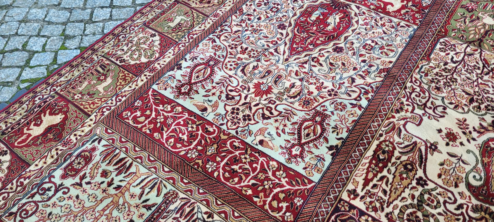 Persian rug, 245x350 cm, red multicolor, wool - 389981