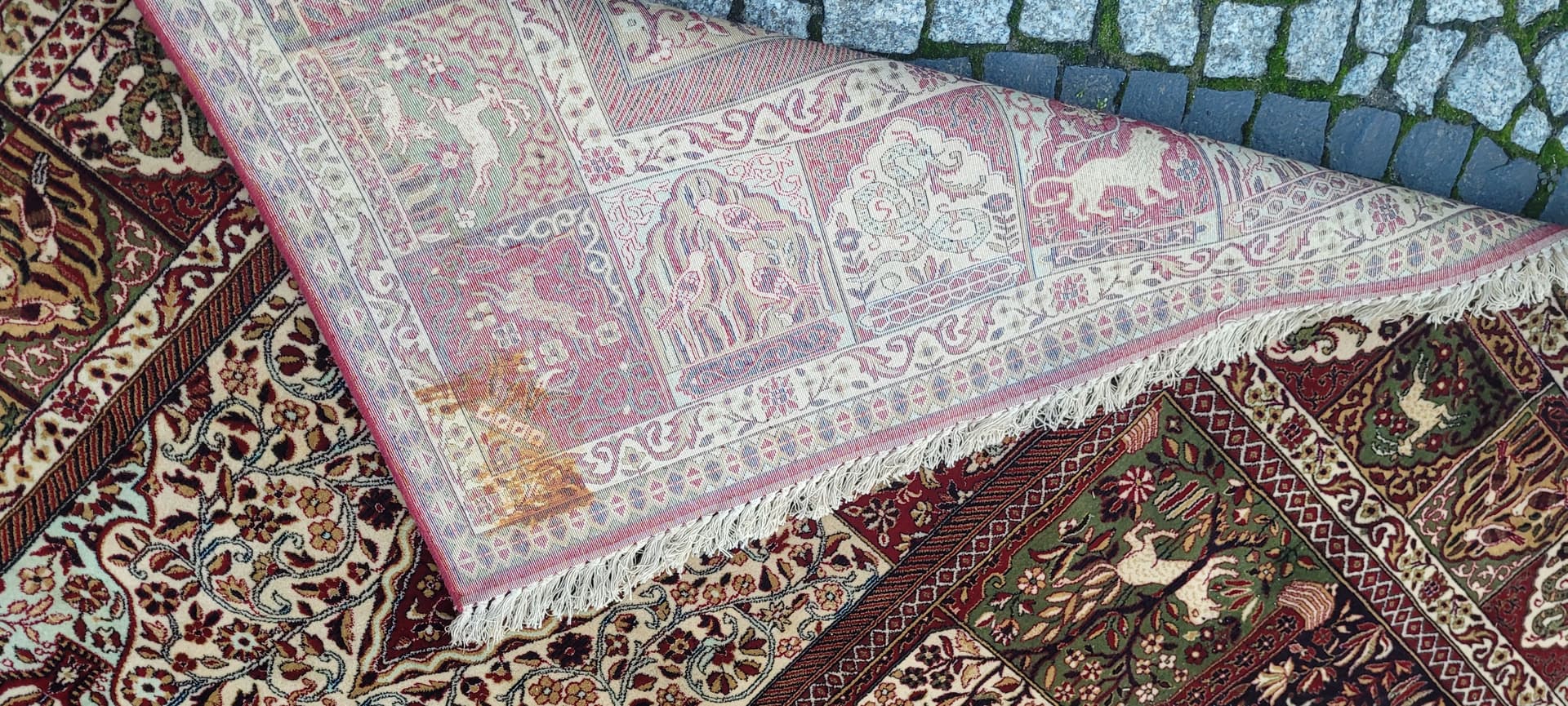 Persian rug, 245x350 cm, red multicolor, wool - 389984