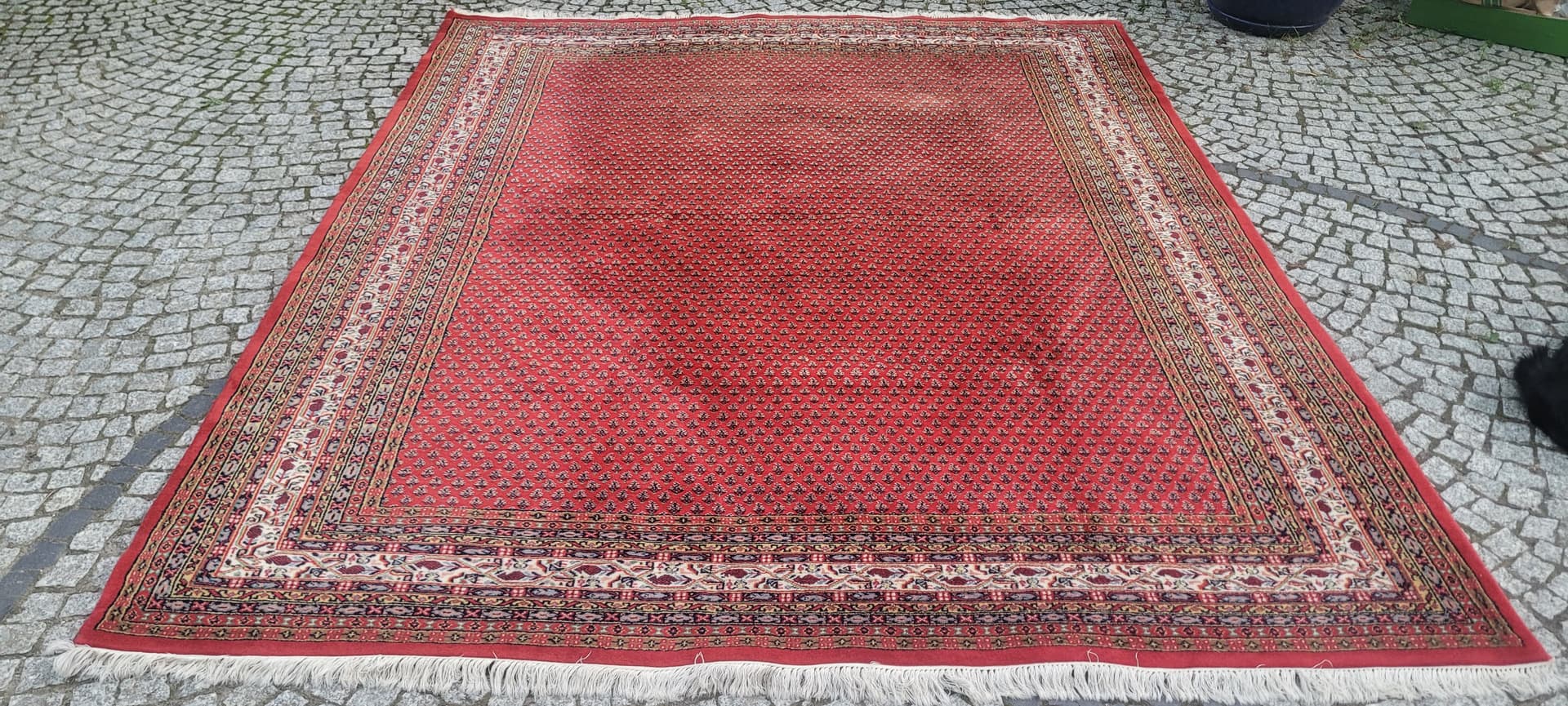 Rug Indo Sarough Mir 250x305 cm, red, wool, India - 389994