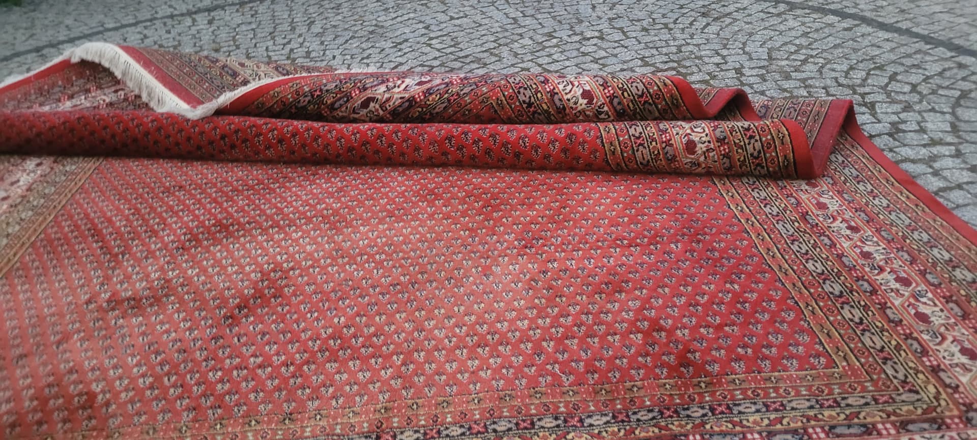Rug Indo Sarough Mir 250x305 cm, red, wool, India - 389988