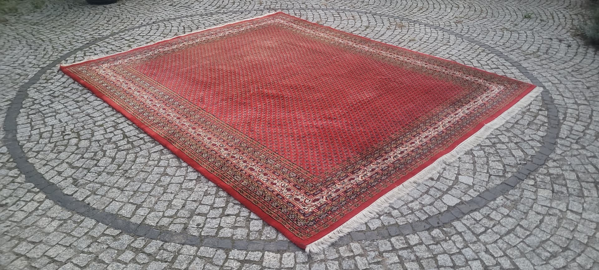 Rug Indo Sarough Mir 250x305 cm, red, wool, India - 389993