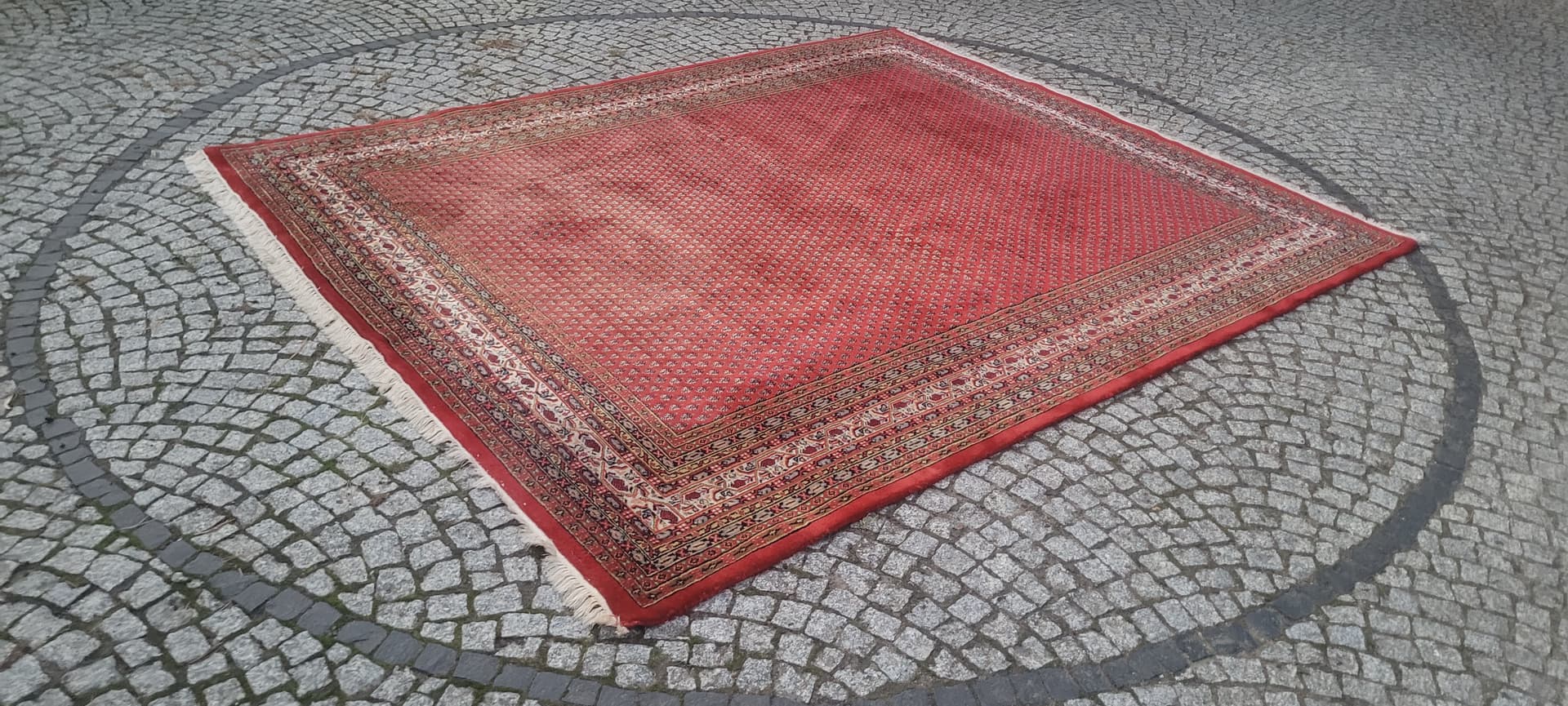Rug Indo Sarough Mir 250x305 cm, red, wool, India - 389992