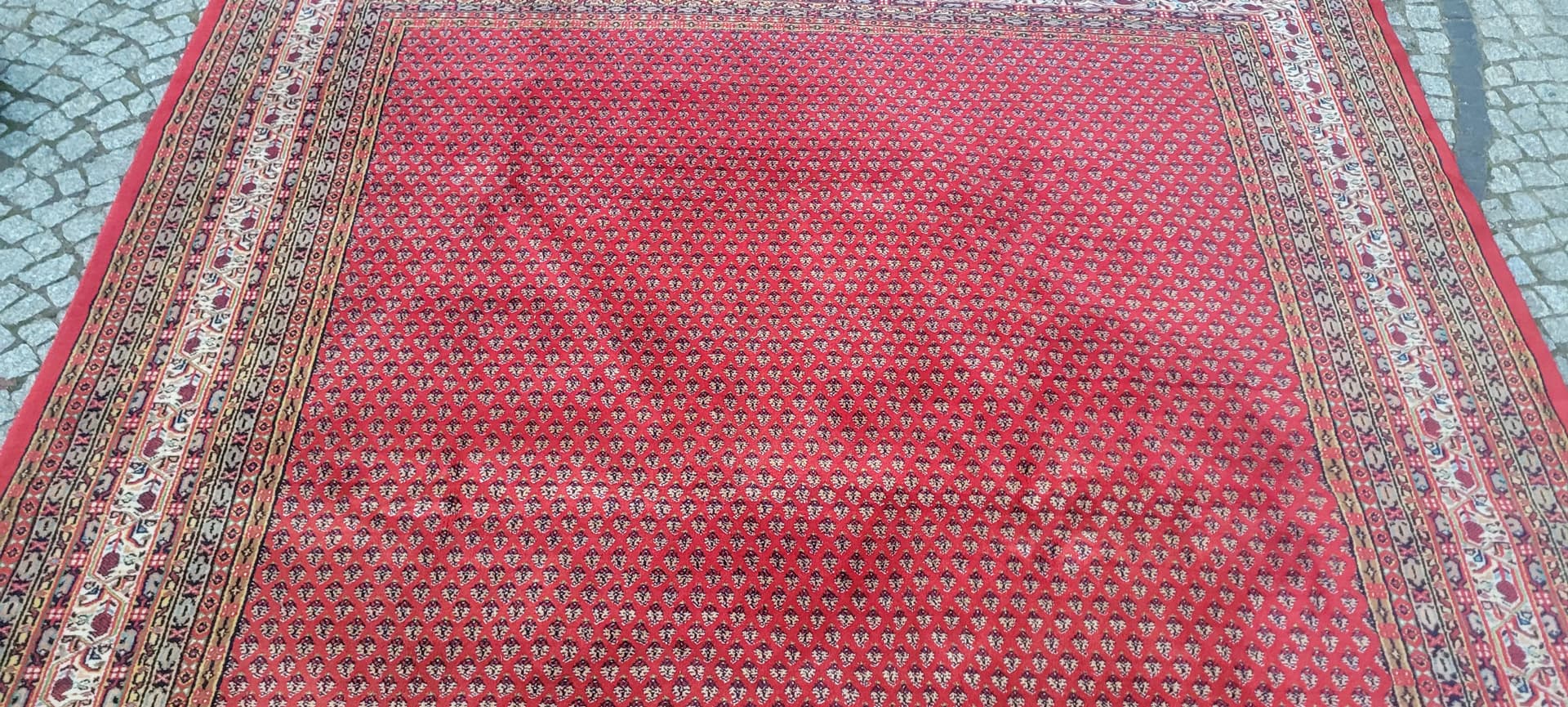 Rug Indo Sarough Mir 250x305 cm, red, wool, India - 389999