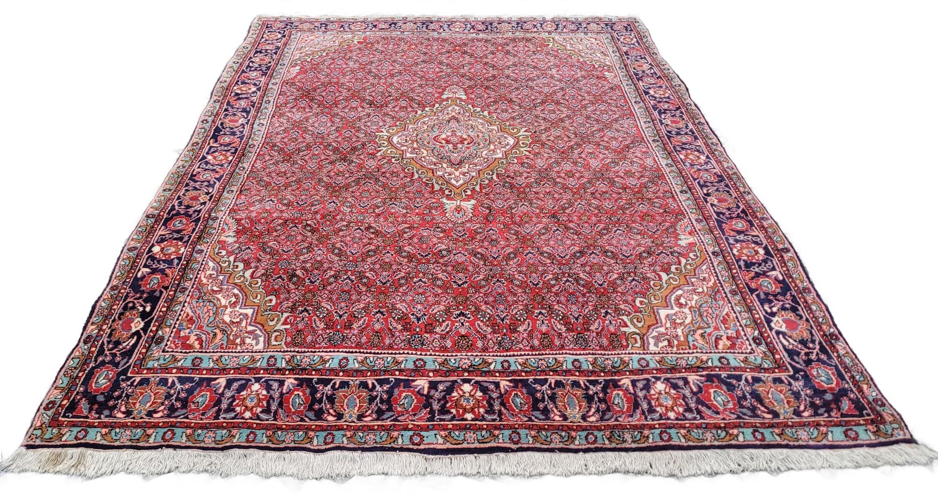 Rug Bidjar 360x225 cm, red, wool, Iran