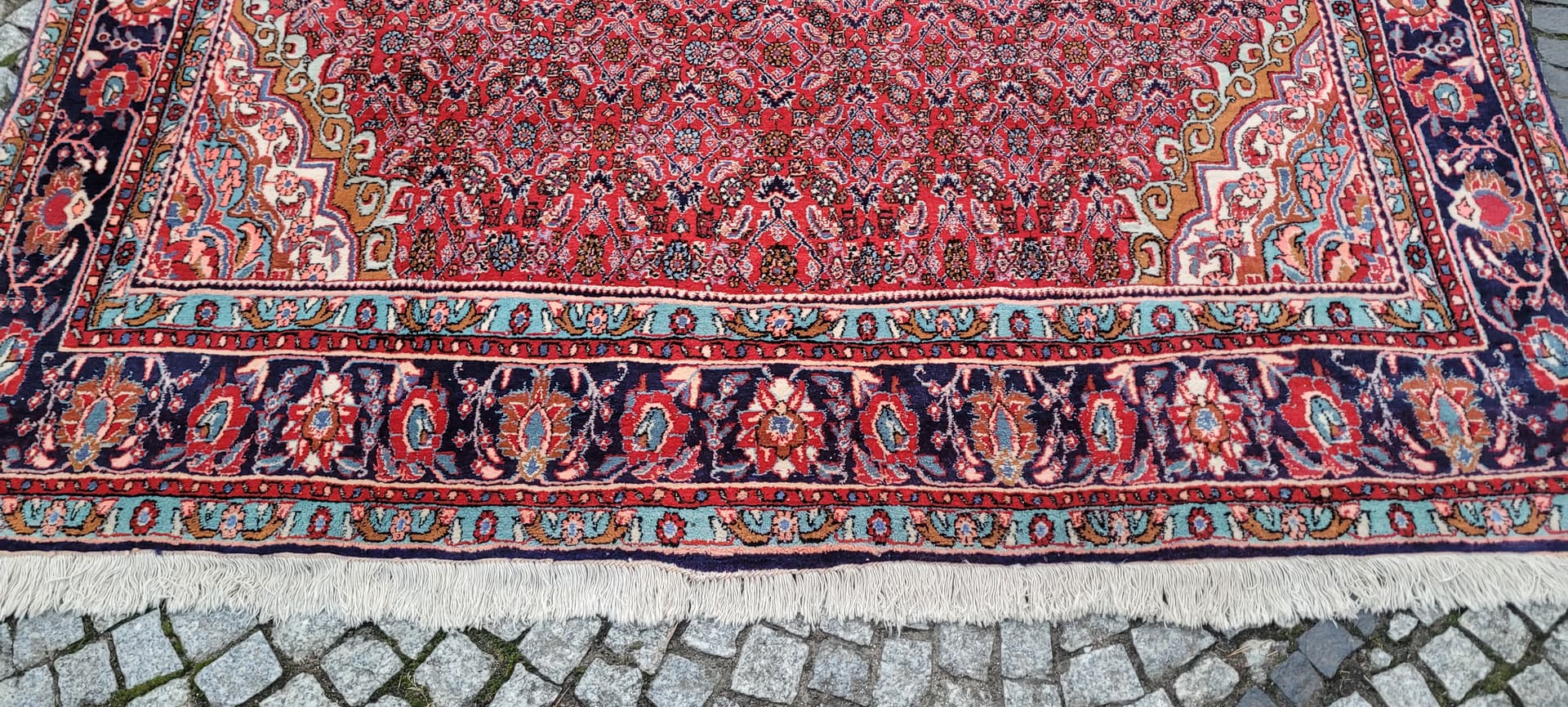 Rug Bidjar 360x225 cm, red, wool, Iran - 390061