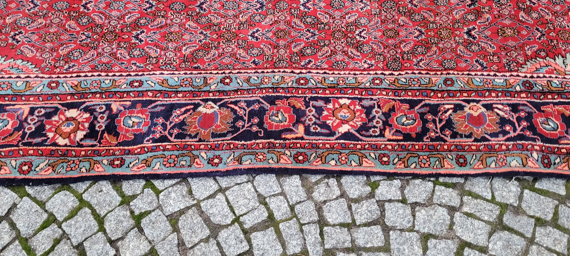 Rug Bidjar 360x225 cm, red, wool, Iran - 390063