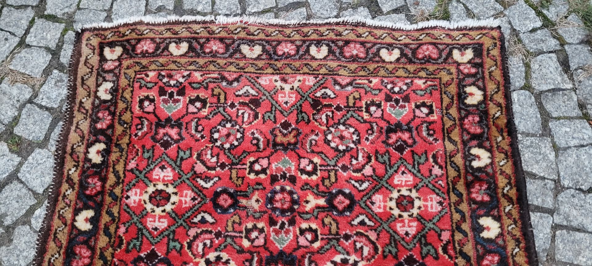 Runner Hamadan, 85x206 cm, red, wool, Iran, early 20th c. - 390177
