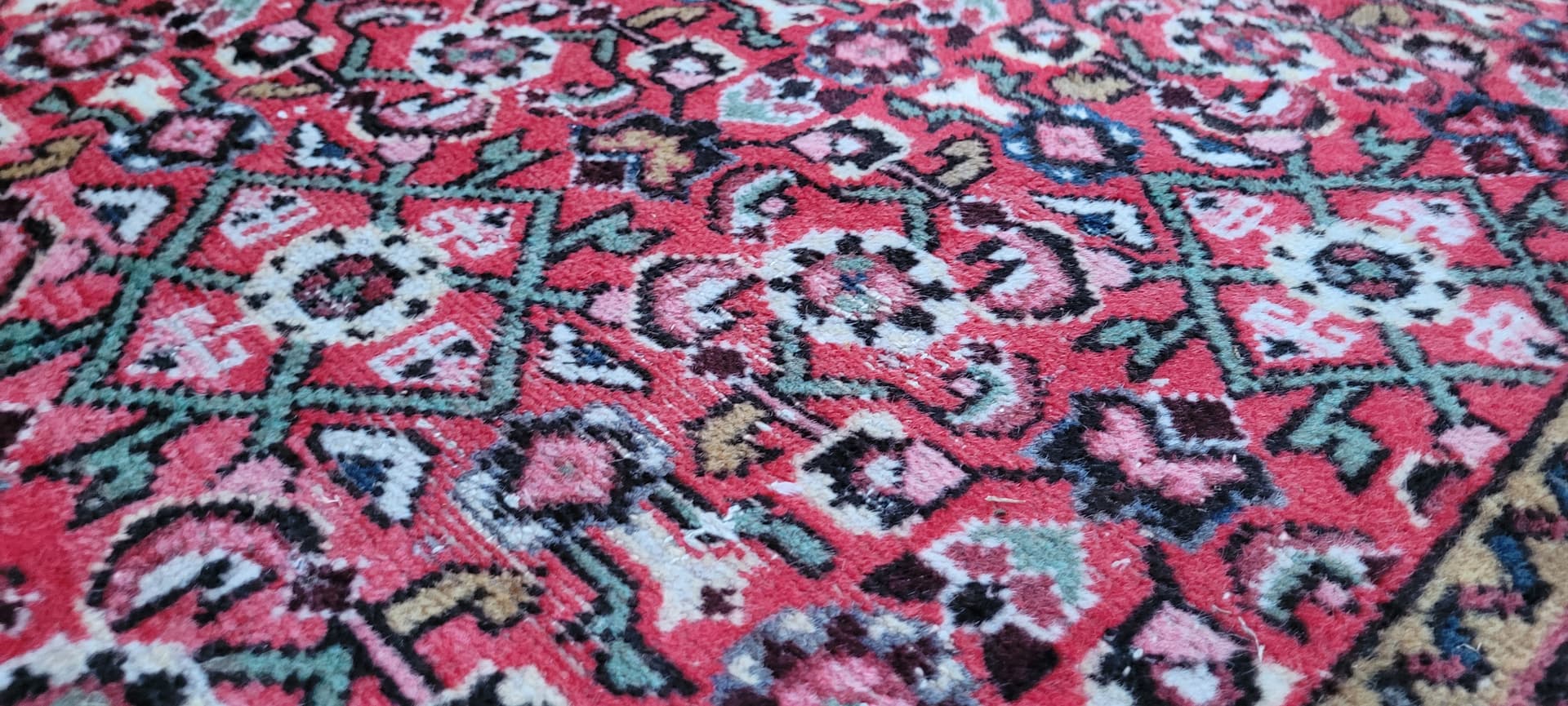 Runner Hamadan, 85x206 cm, red, wool, Iran, early 20th c. - 390170