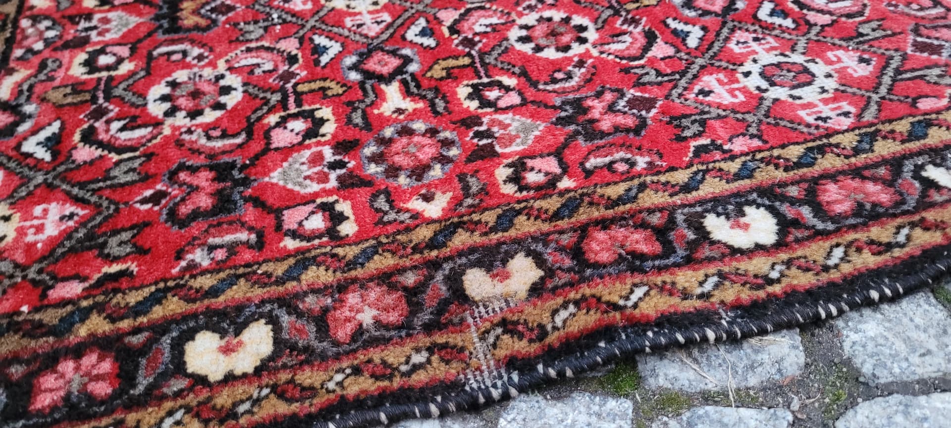 Runner Hamadan, 85x206 cm, red, wool, Iran, early 20th c. - 390171