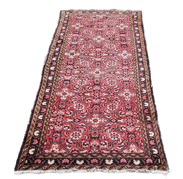 Runner Hamadan, 85x206 cm, red, wool, Iran, early 20th c. - DIMENSION