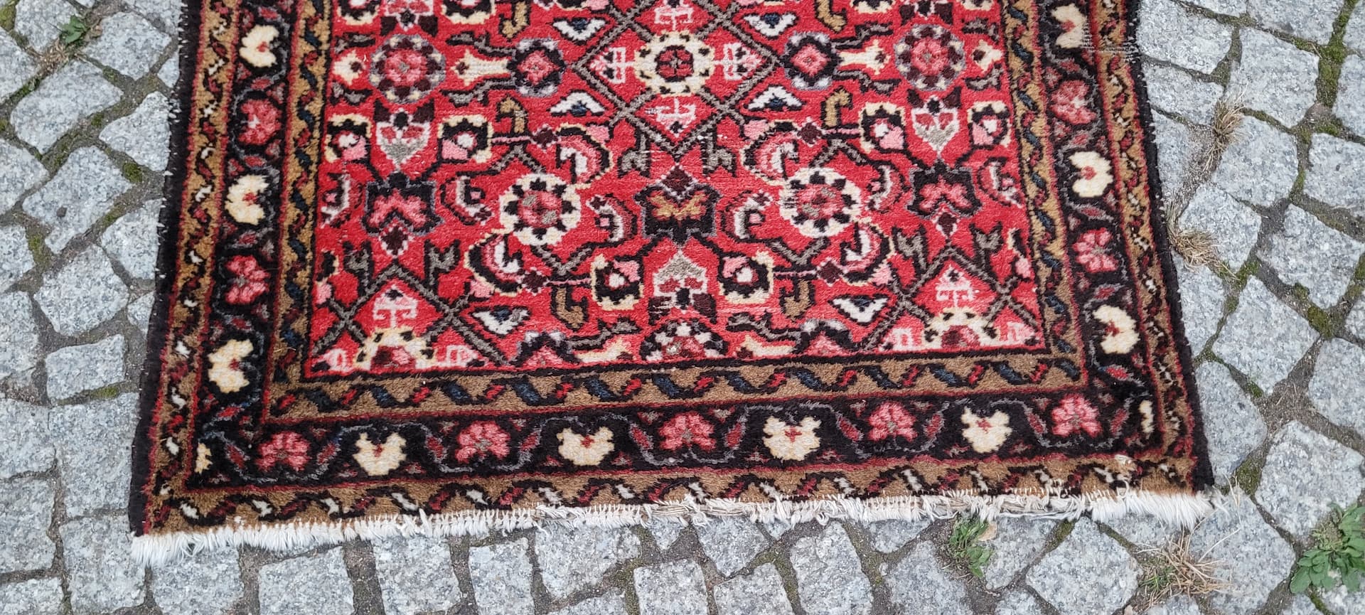 Runner Hamadan, 85x206 cm, red, wool, Iran, early 20th c. - 390181