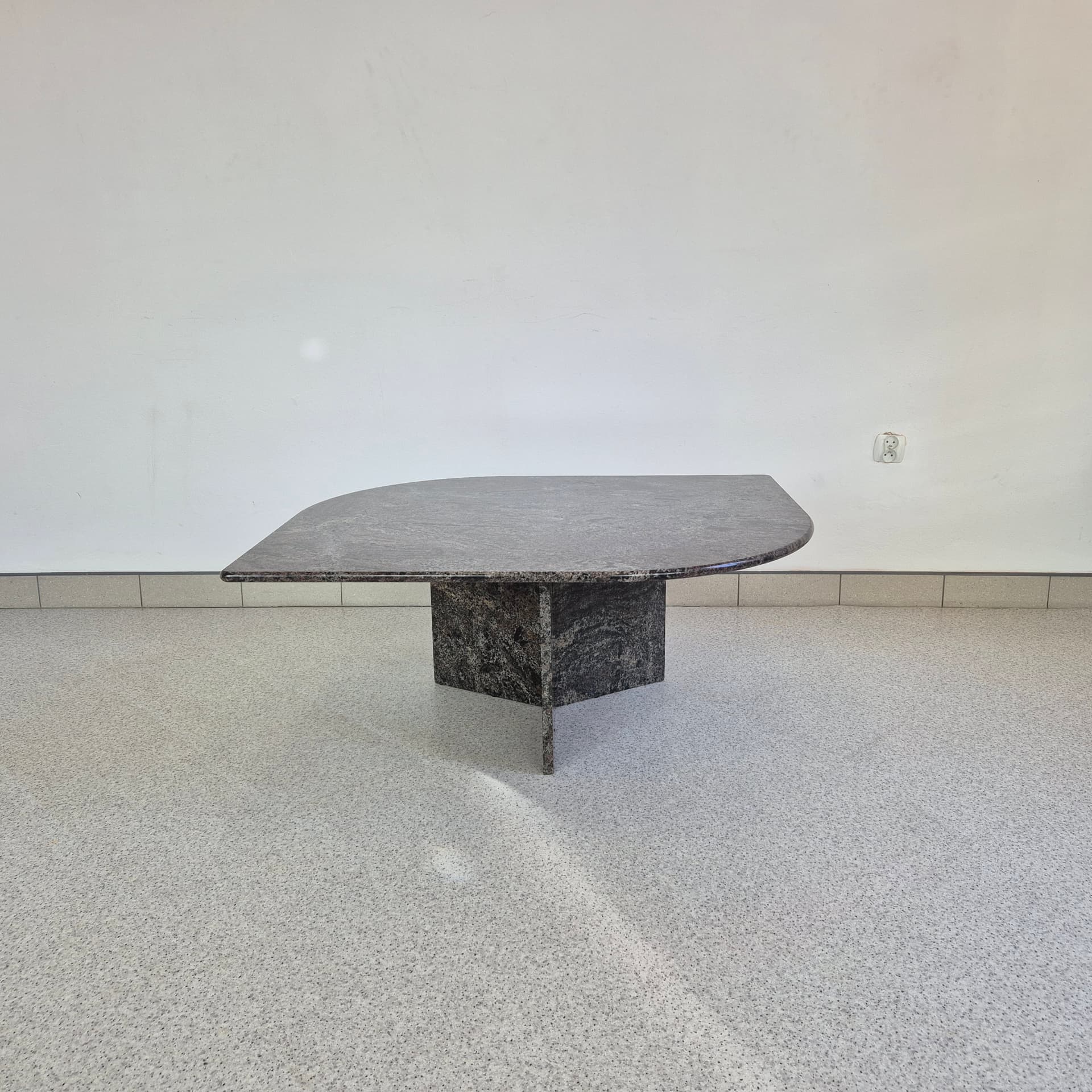 Ława Paradiso, granit szary brązowy różowy, Niemcy, lata 90. - 390186