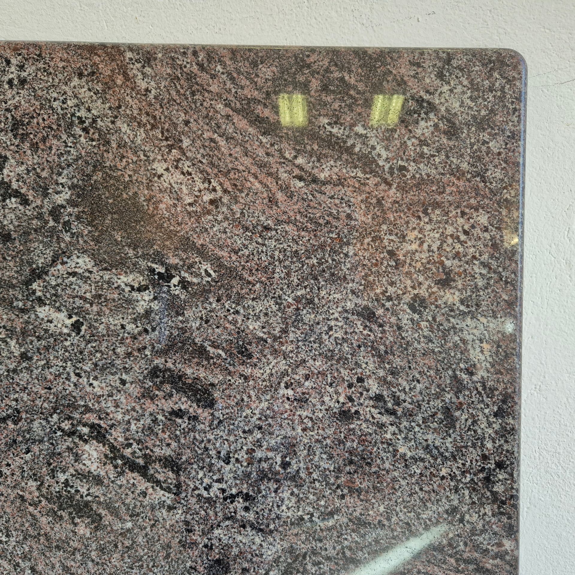 Ława Paradiso, granit szary brązowy różowy, Niemcy, lata 90. - 390194