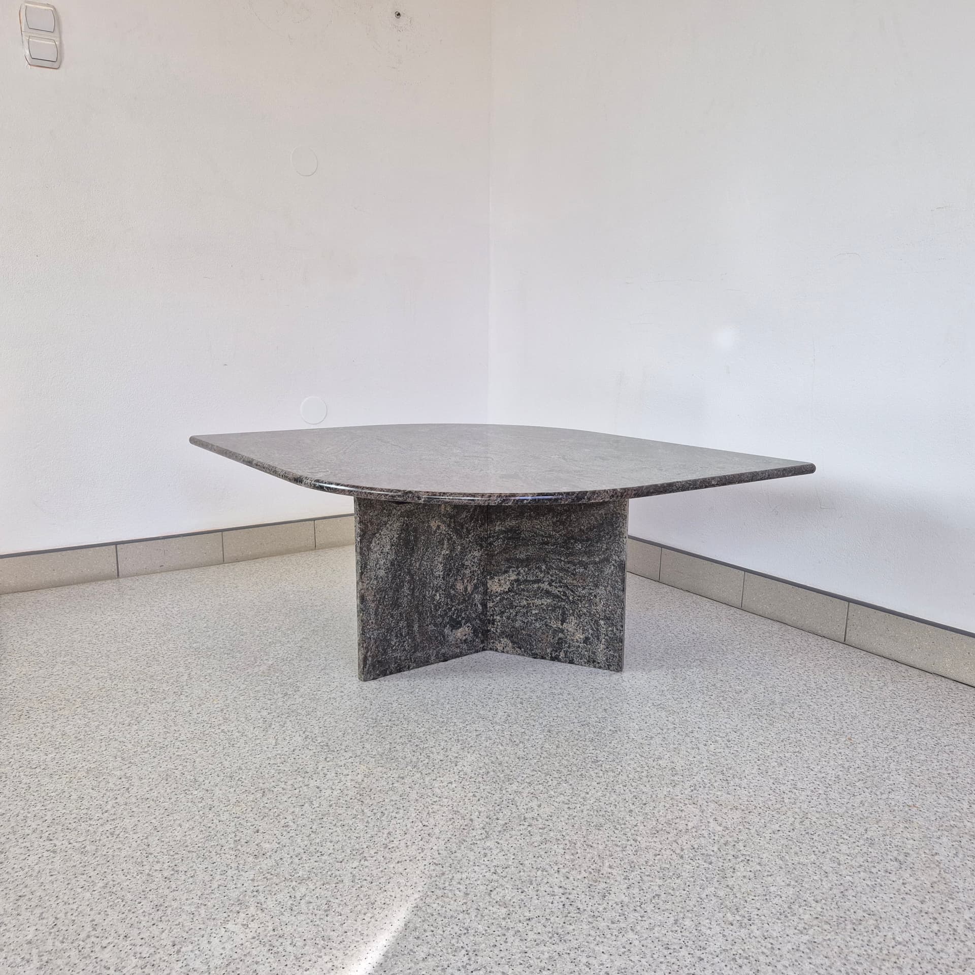 Ława Paradiso, granit szary brązowy różowy, Niemcy, lata 90. - 390182