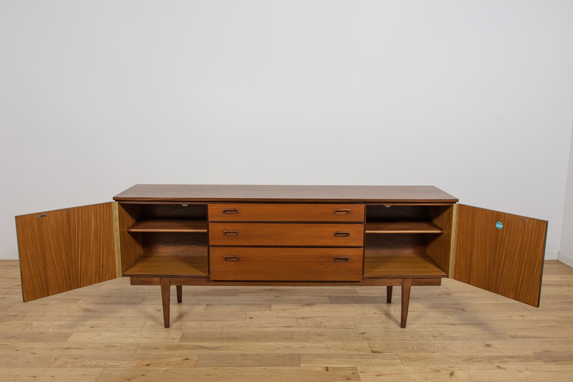 Komoda, Nathan Furniture, teak brązowy, Wielka Brytania, lata 60. - 390455