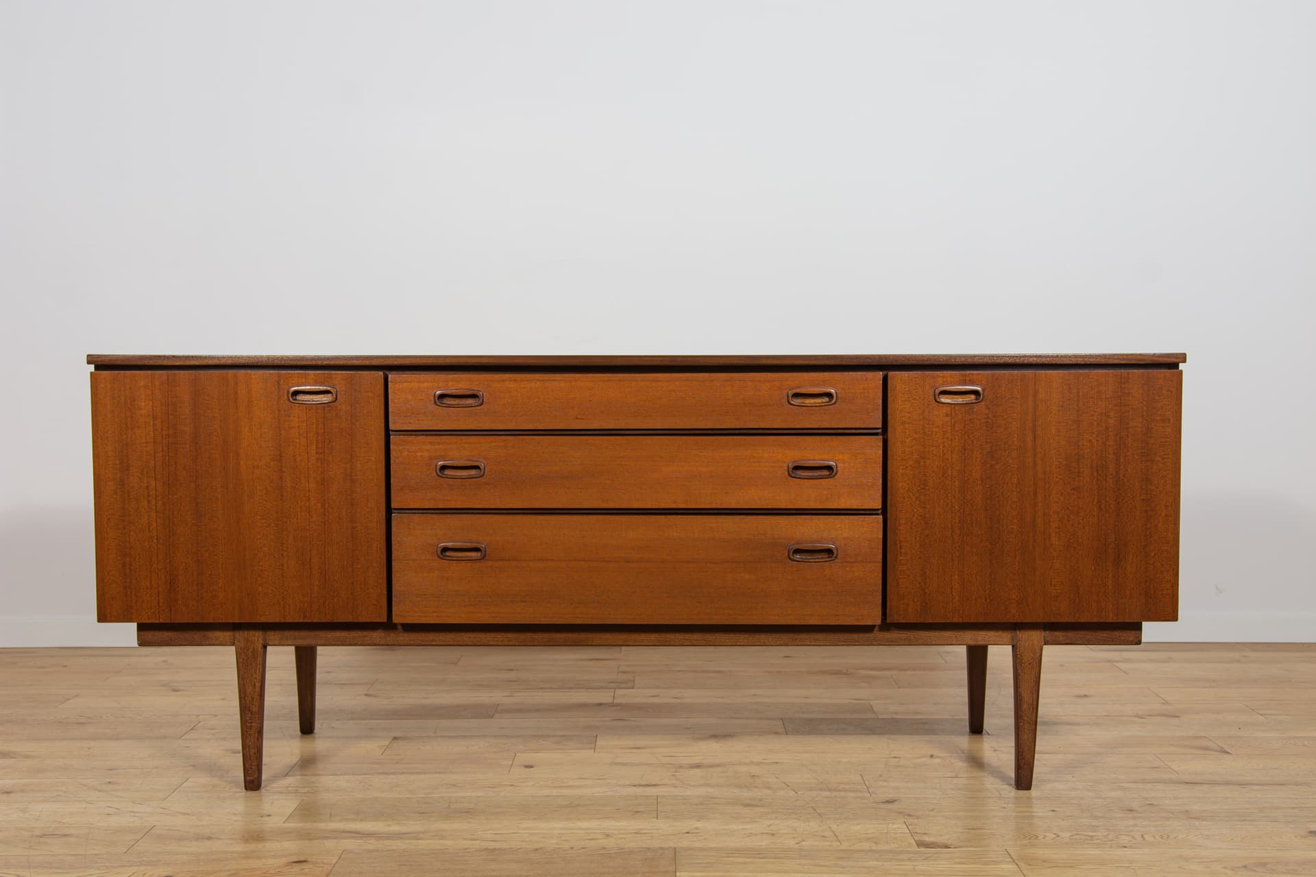 Komoda, Nathan Furniture, teak brązowy, Wielka Brytania, lata 60. - 390450