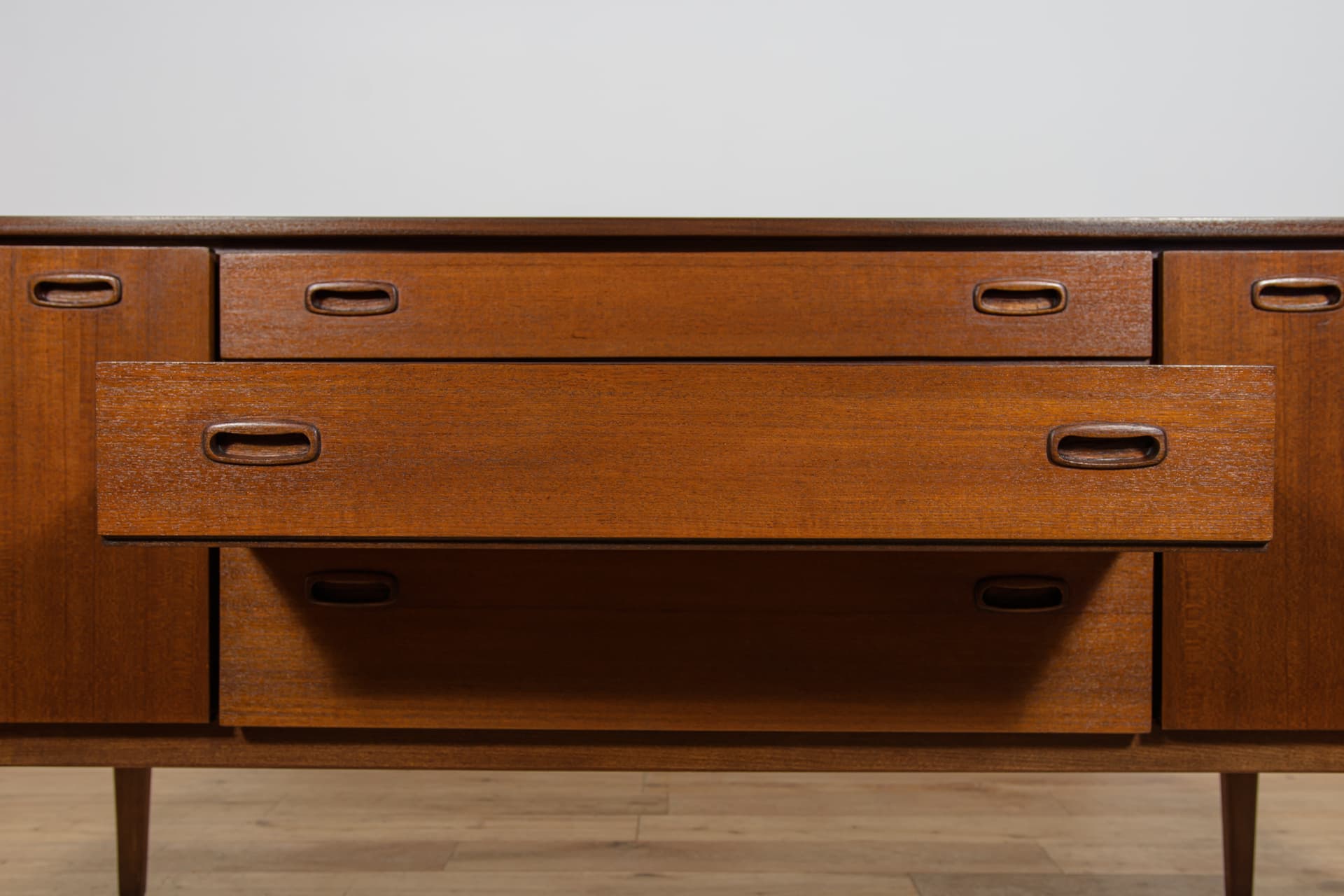 Komoda, Nathan Furniture, teak brązowy, Wielka Brytania, lata 60. - 390460