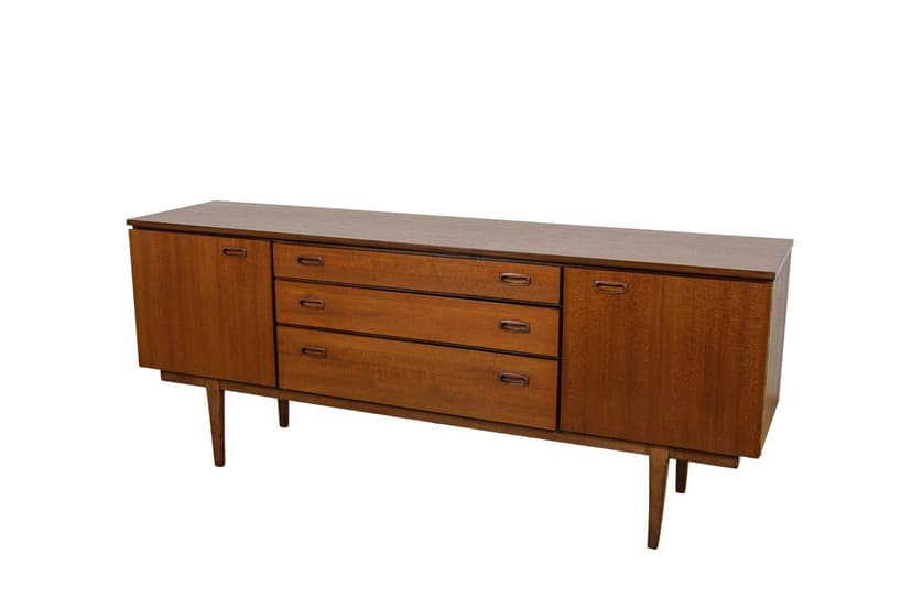 Komoda, Nathan Furniture, teak brązowy, Wielka Brytania, lata 60.