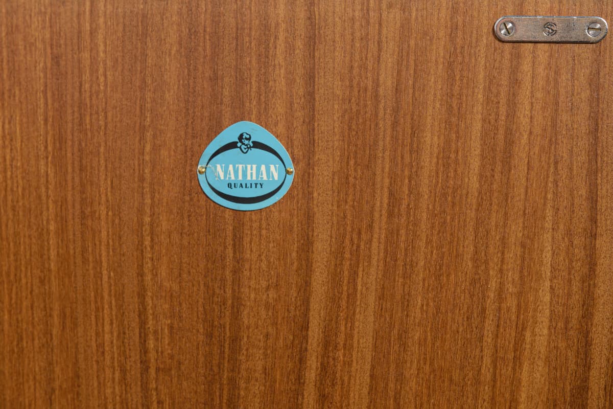 Komoda, Nathan Furniture, teak brązowy, Wielka Brytania, lata 60. - 390462
