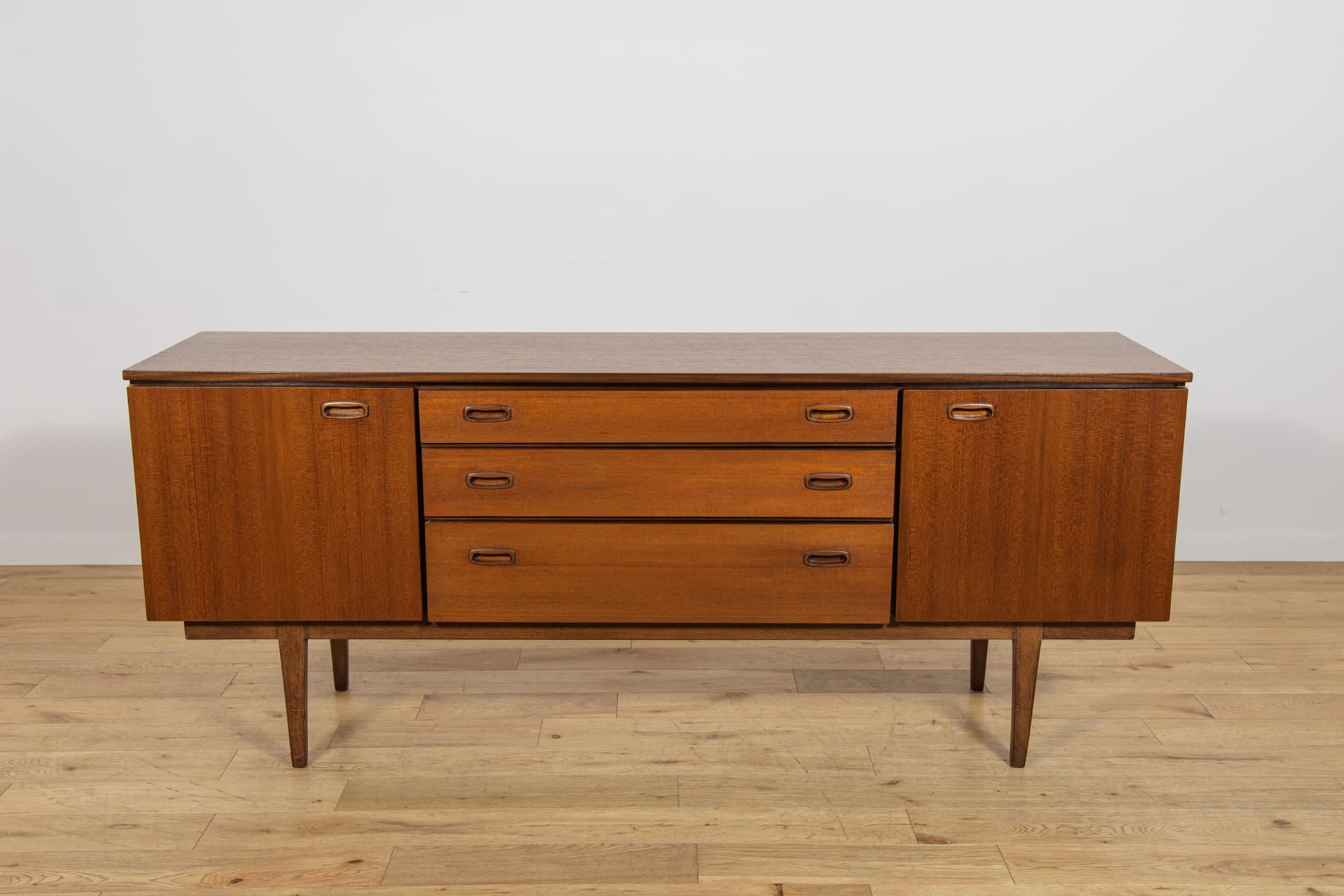 Komoda, Nathan Furniture, teak brązowy, Wielka Brytania, lata 60. - 390449