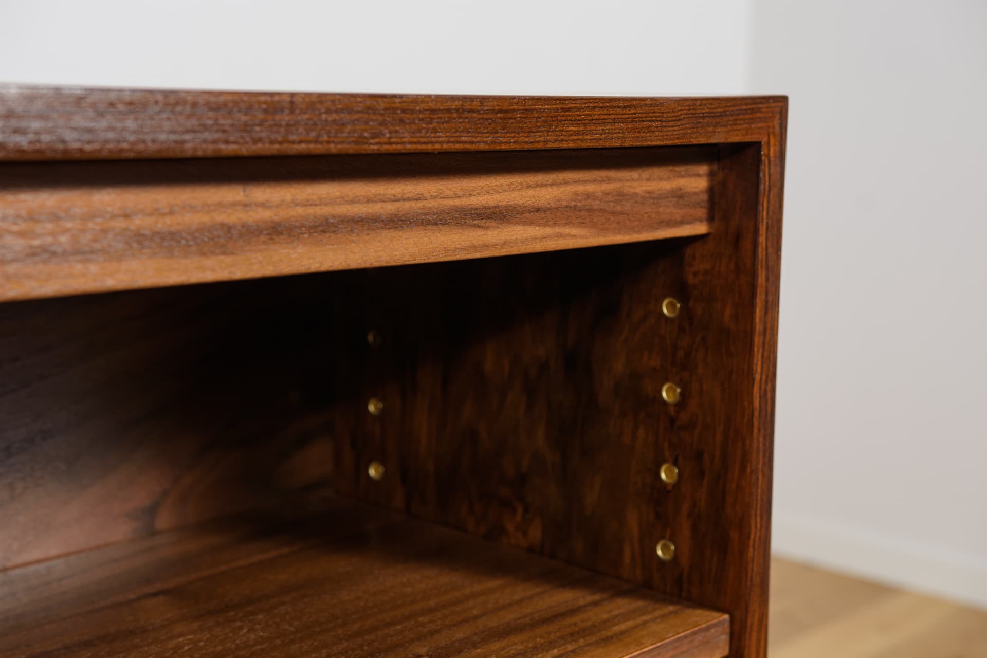 Bookcase Art Deco, brown walnut, Denmark, 1930s. - 390539