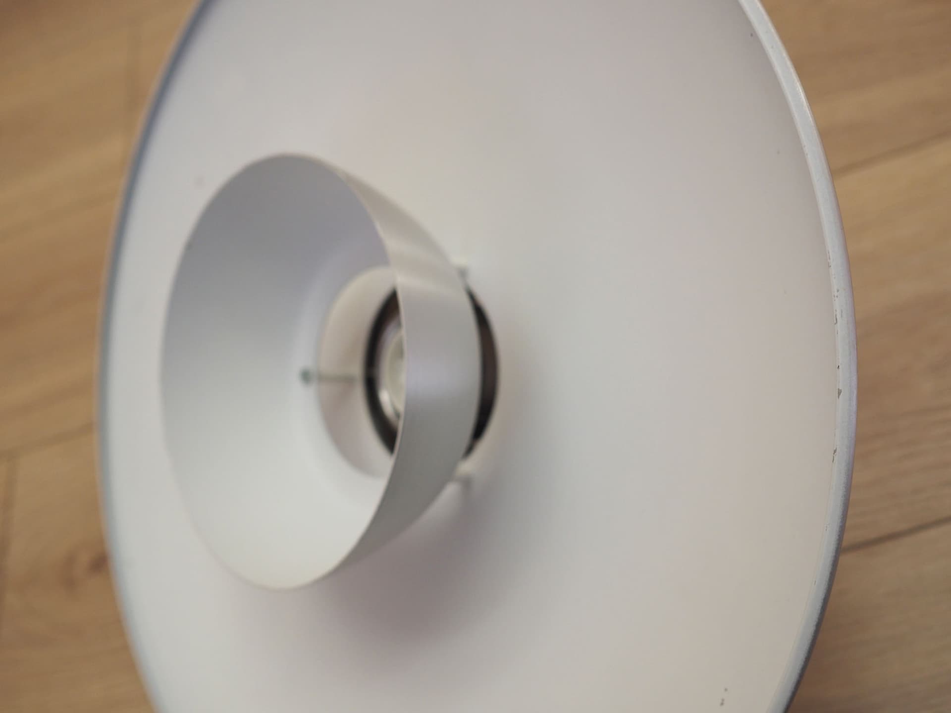 Pendant Lamp, silver metal, Denmark, 1970s. - 390623